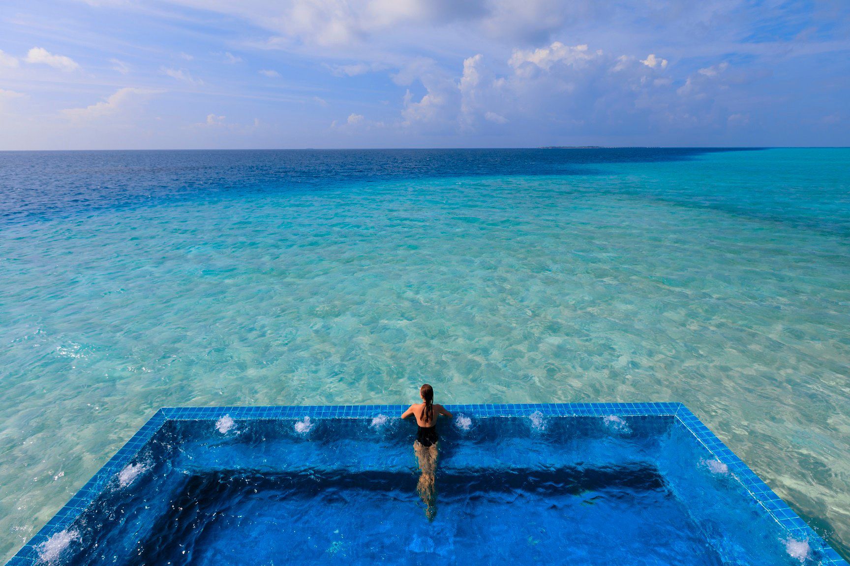 Spa Hydro Pool at Velassaru Resort