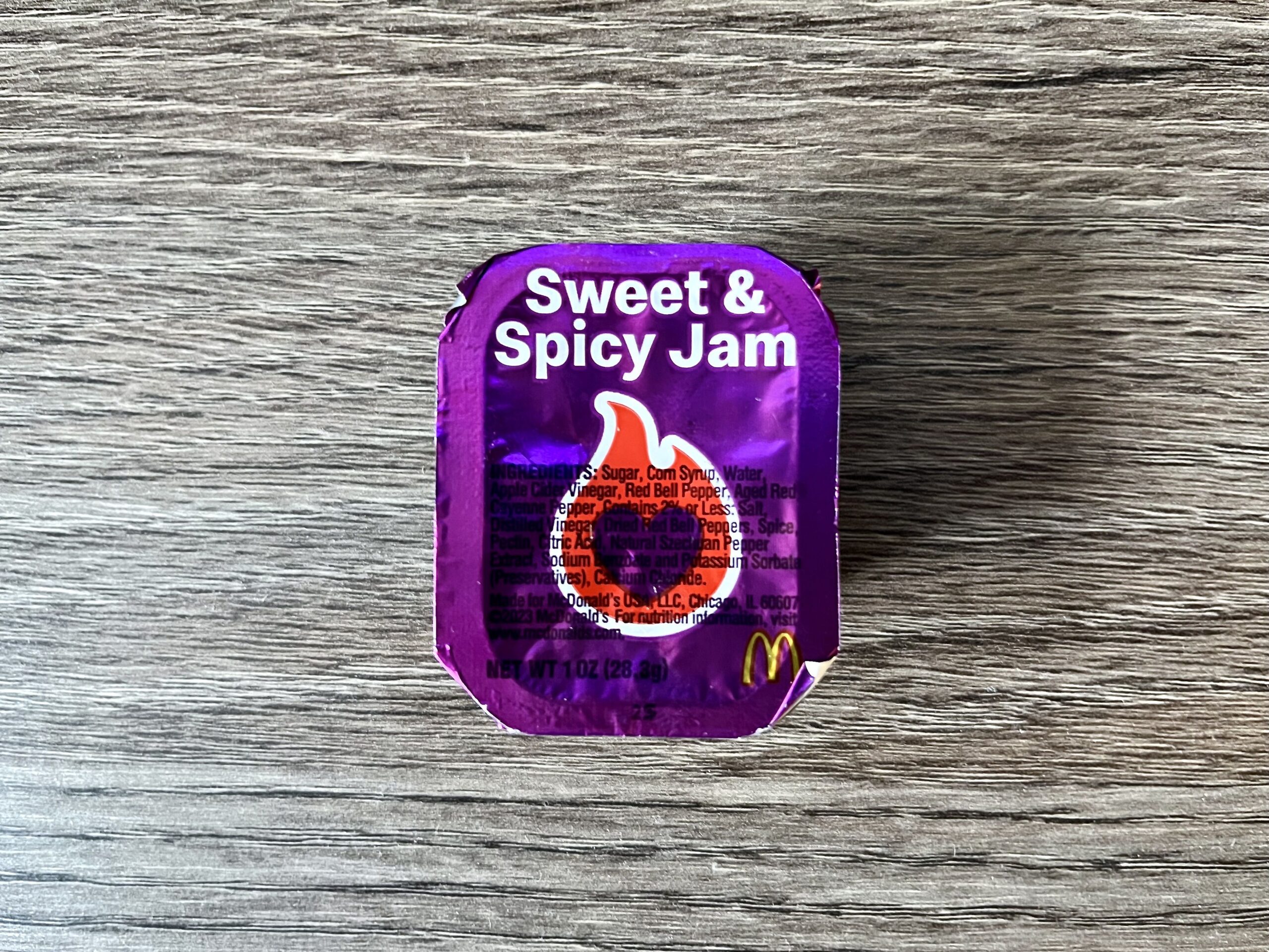 mcdonalds Sweet & Spicy Jam