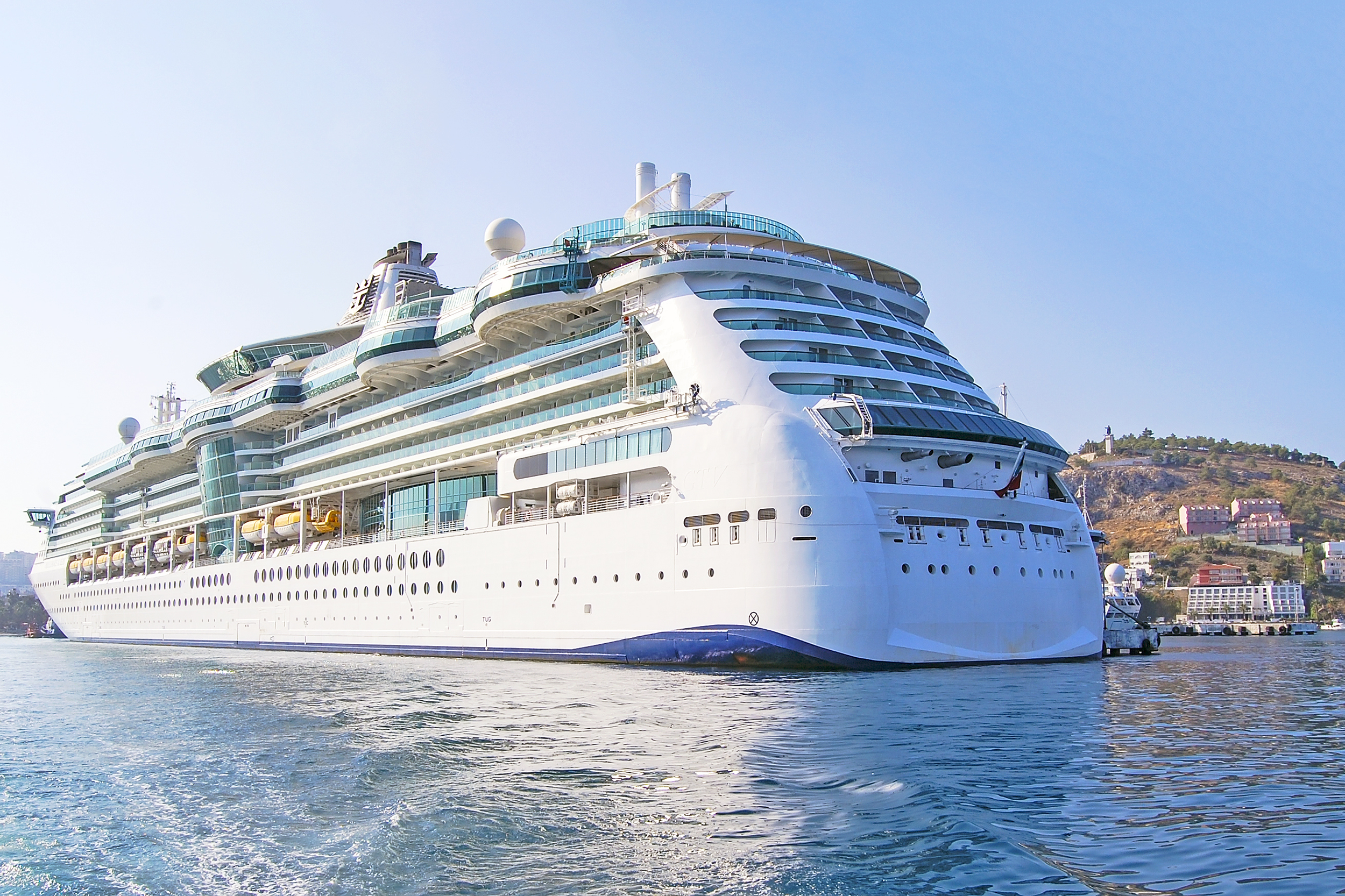 Cruise ship in the Mediterranean
