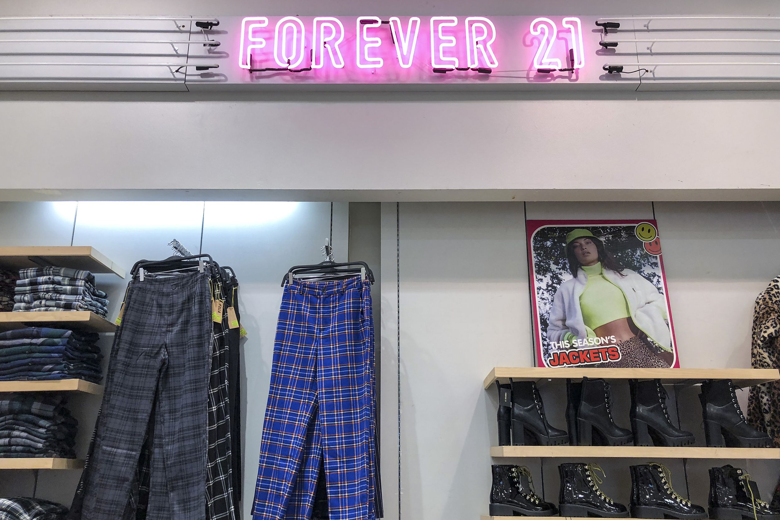 A view inside a Forever 21 store in Union Square in Manhattan on September 12, 2019 in New York City.