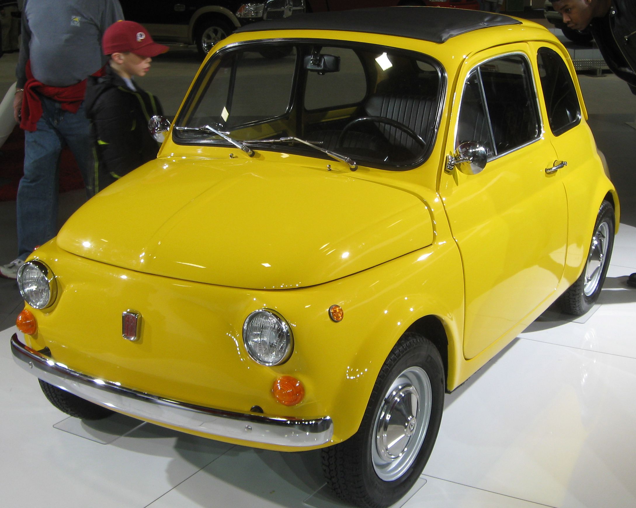 1970 Fiat 500 photographed at the 2011 Washington (D.C.) Auto Show