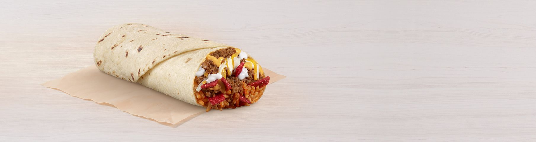 BEEFY MELT BURRITO