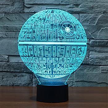 3D Illusion Platform Night Lighting Touch Botton 7 Color Change Decor LED