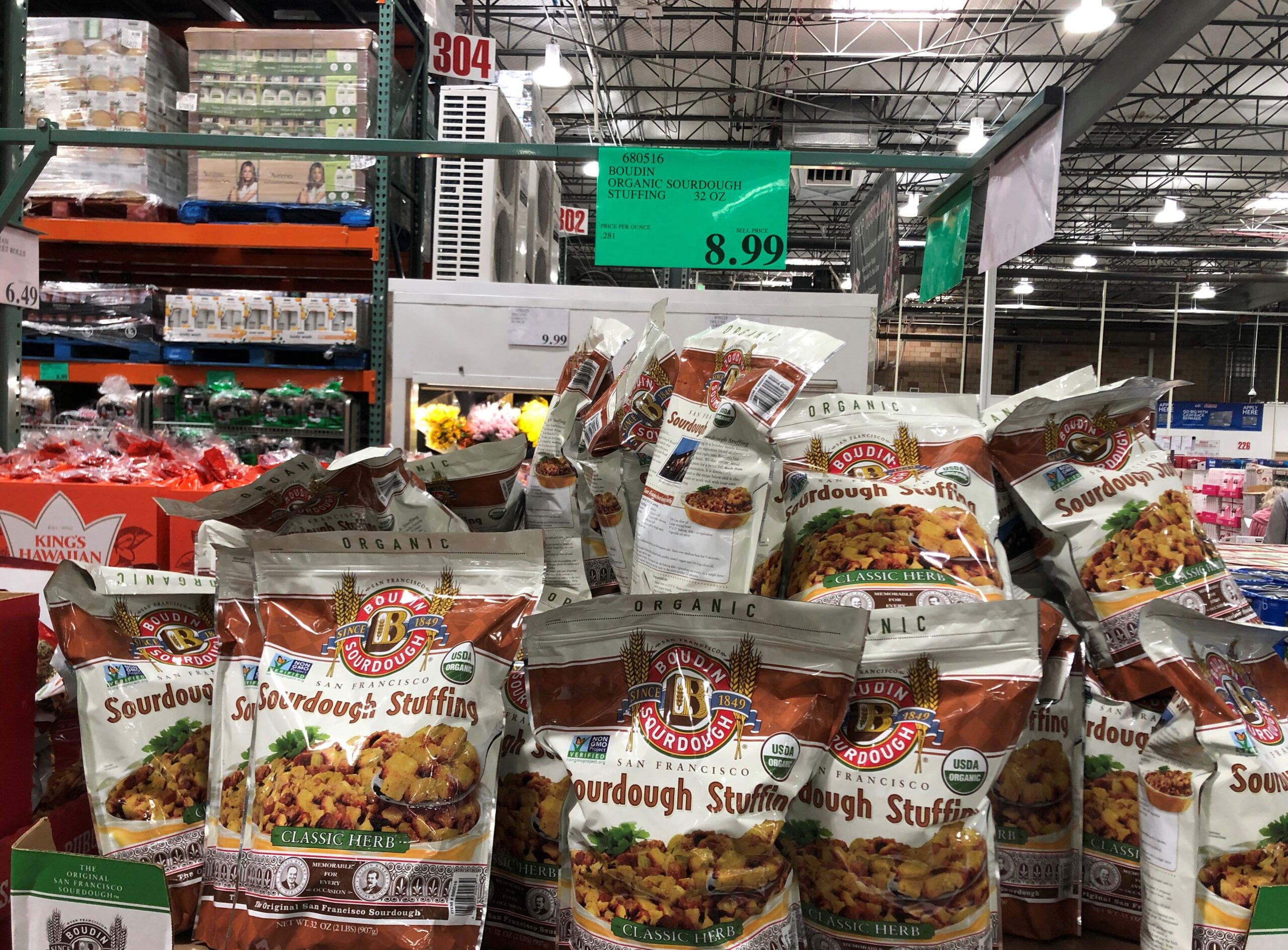 Boudin Organic Sourdough Stuffing at Costco