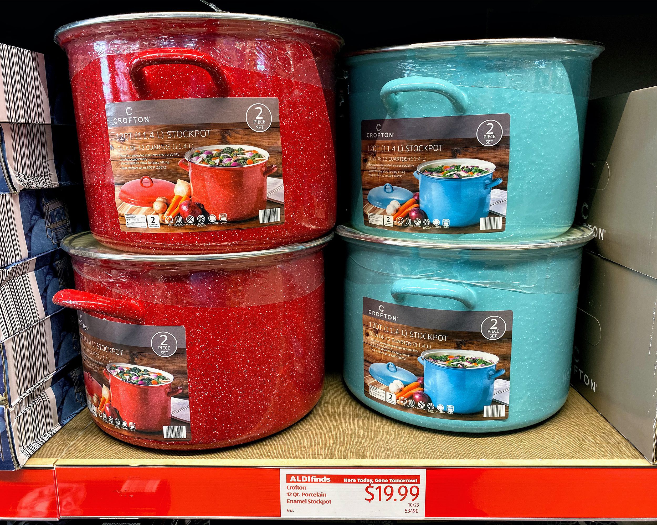 Colorful Stock Pots