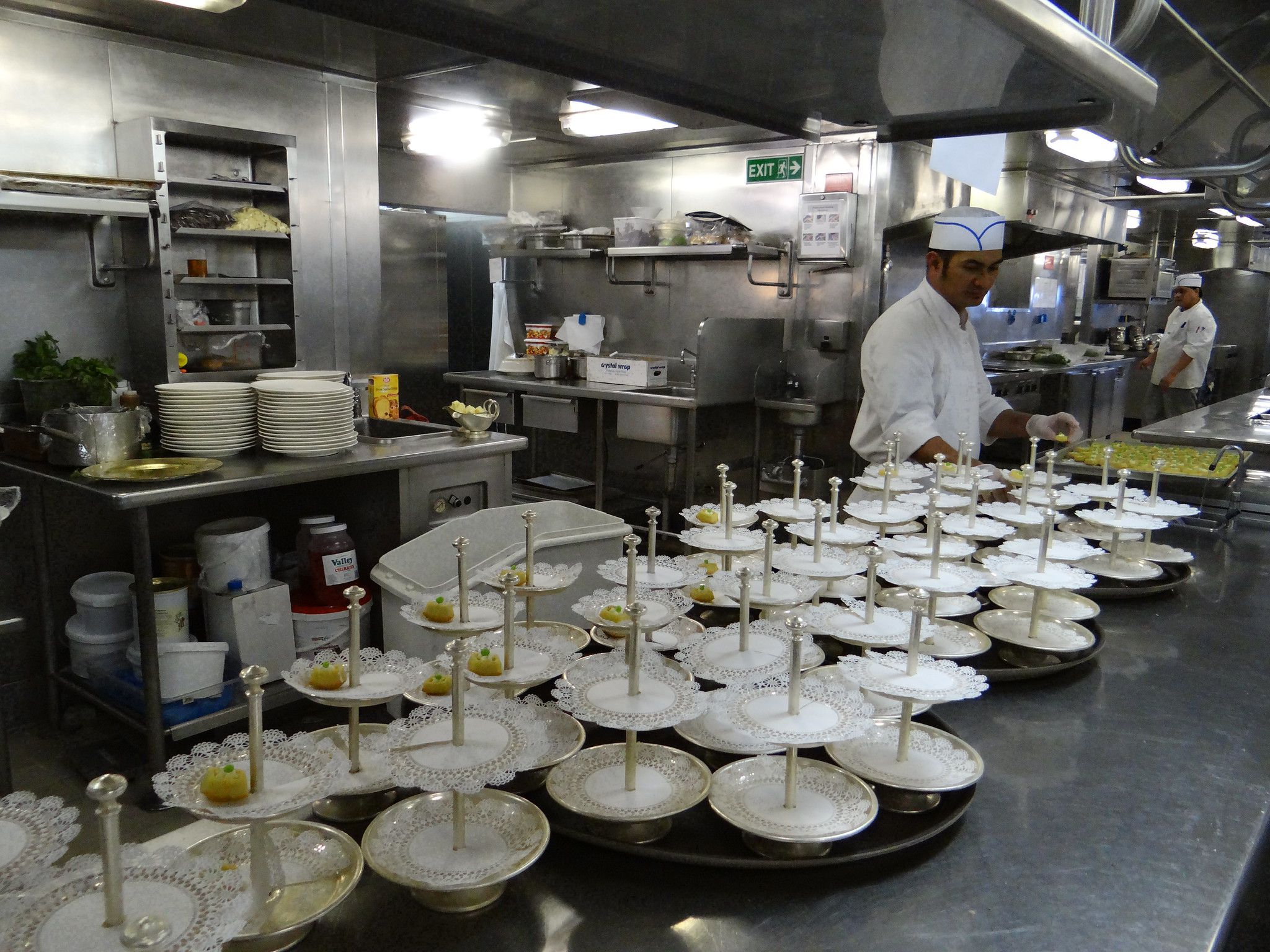 Silversea Silver Whisper Cruise Ship - Kitchen Galley