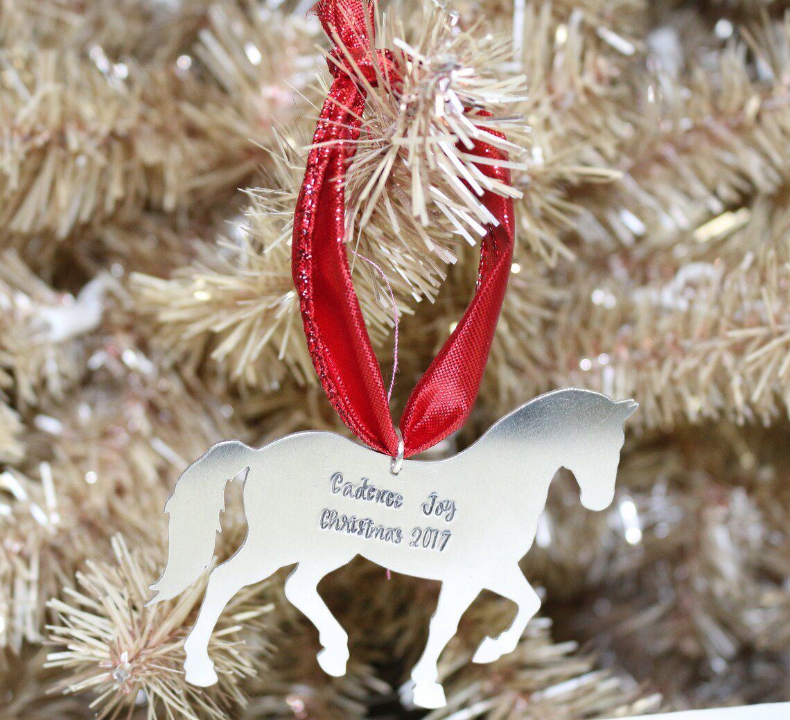 Custom Horse Christmas Ornament