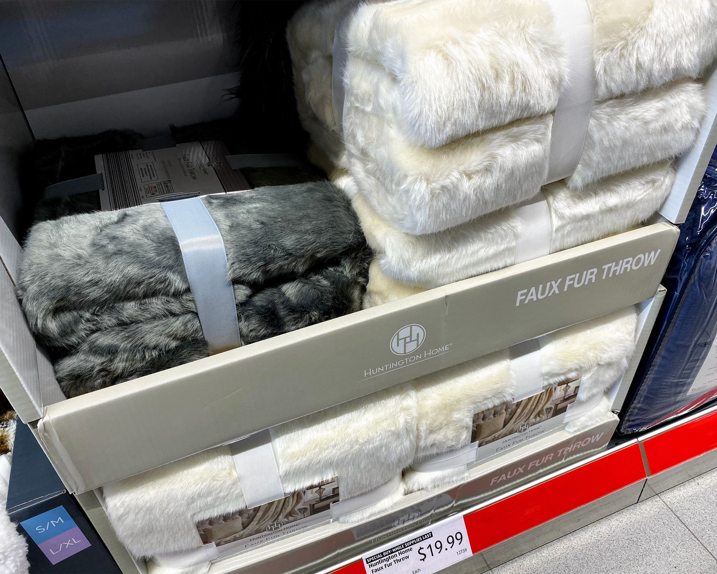 Faux Fur Throw