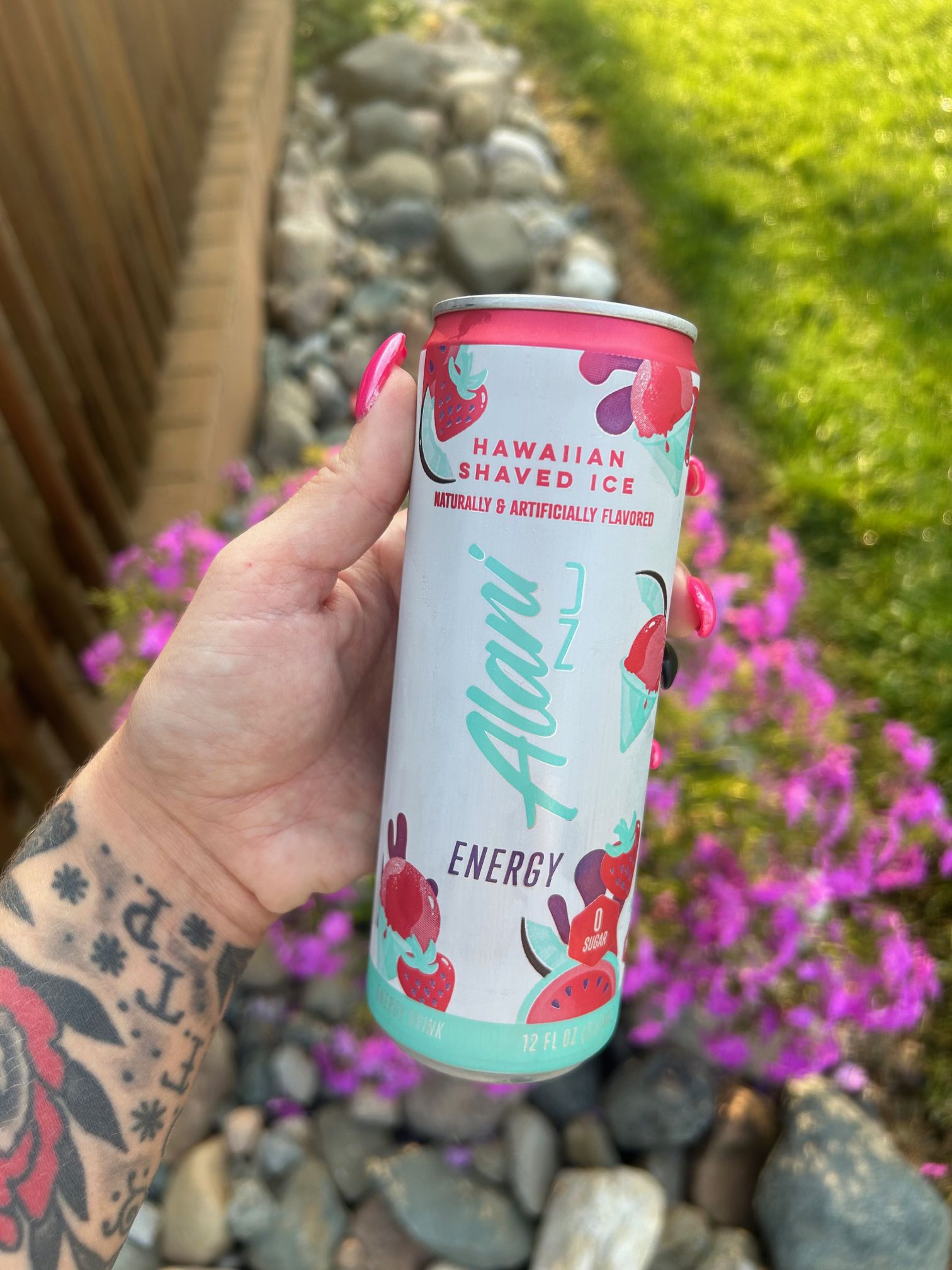 Hawaiian Shaved Ice Alani Nu energy drink