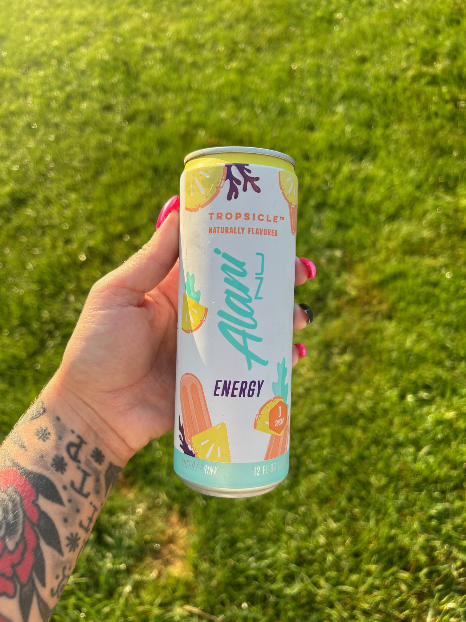Tropsicle Alani Nu energy drink