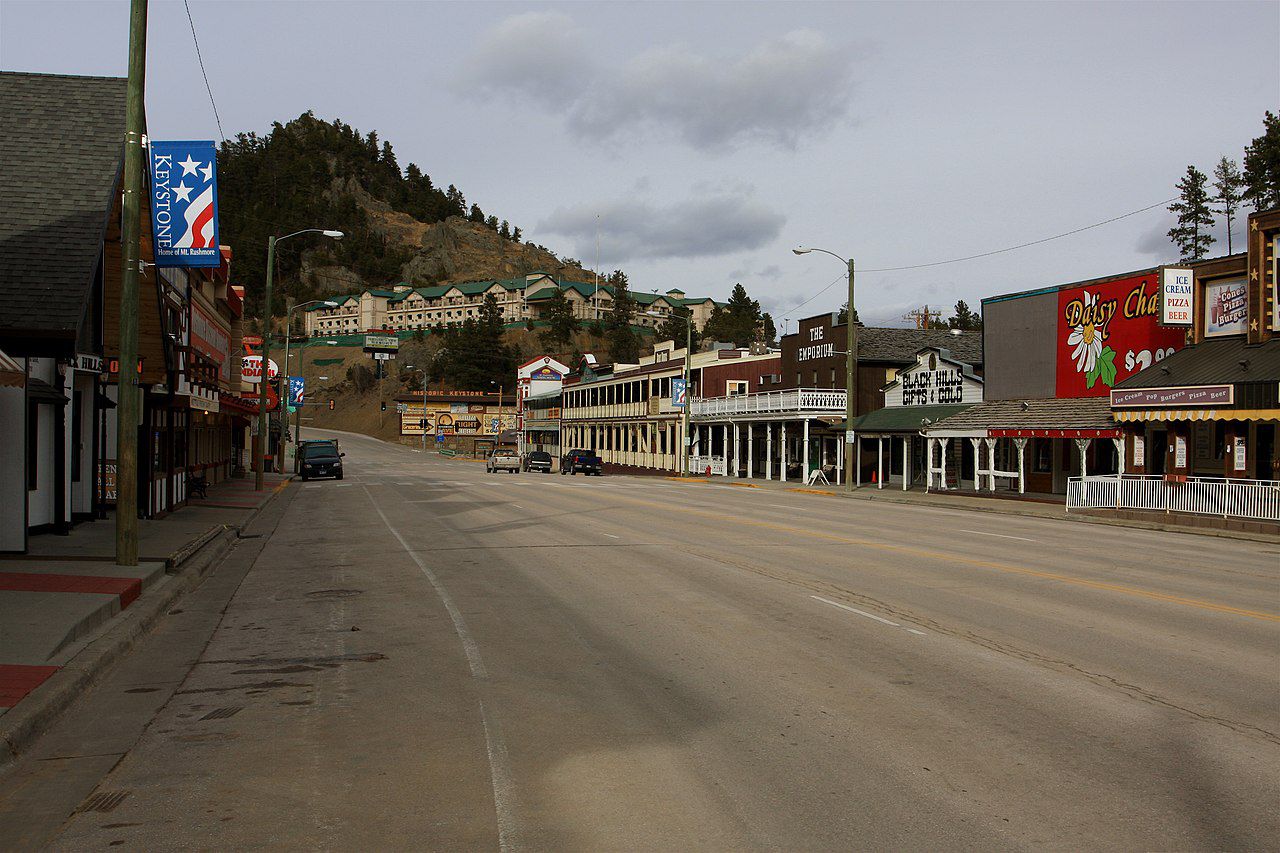 Keystone South Dakota business district