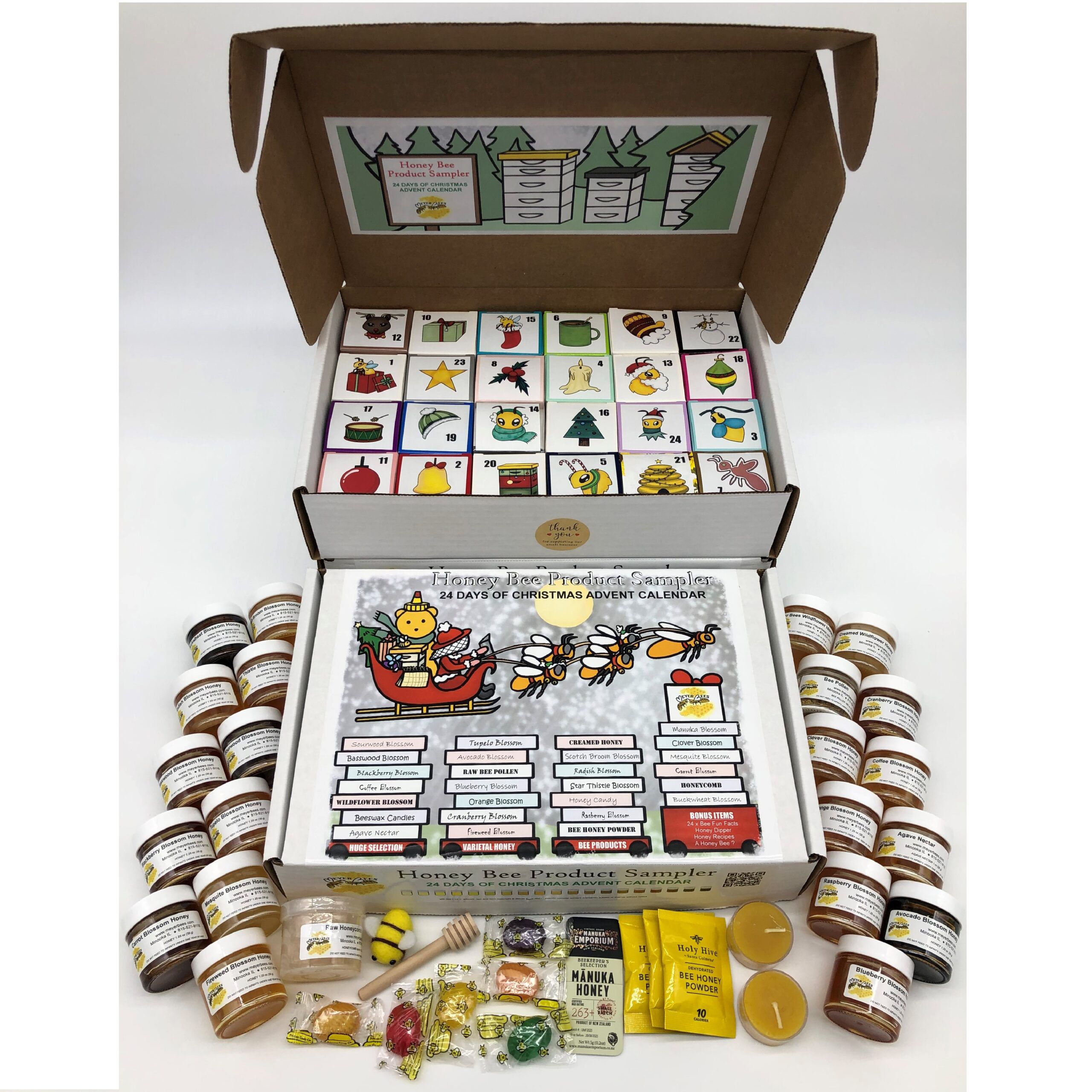 Meyer Bees Honey Advent Calendar Sampler
