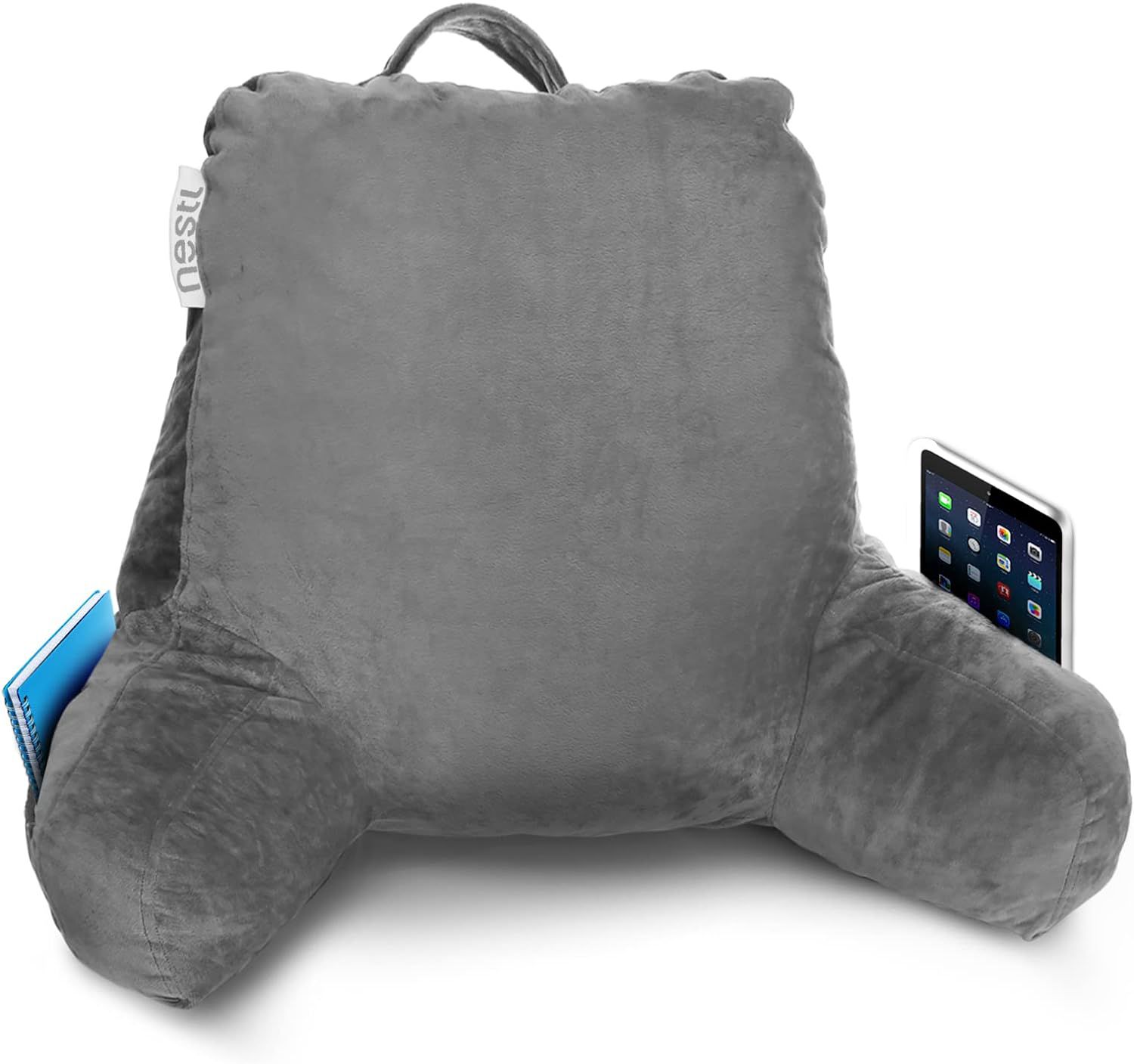 Nestl Reading Pillow, Grey