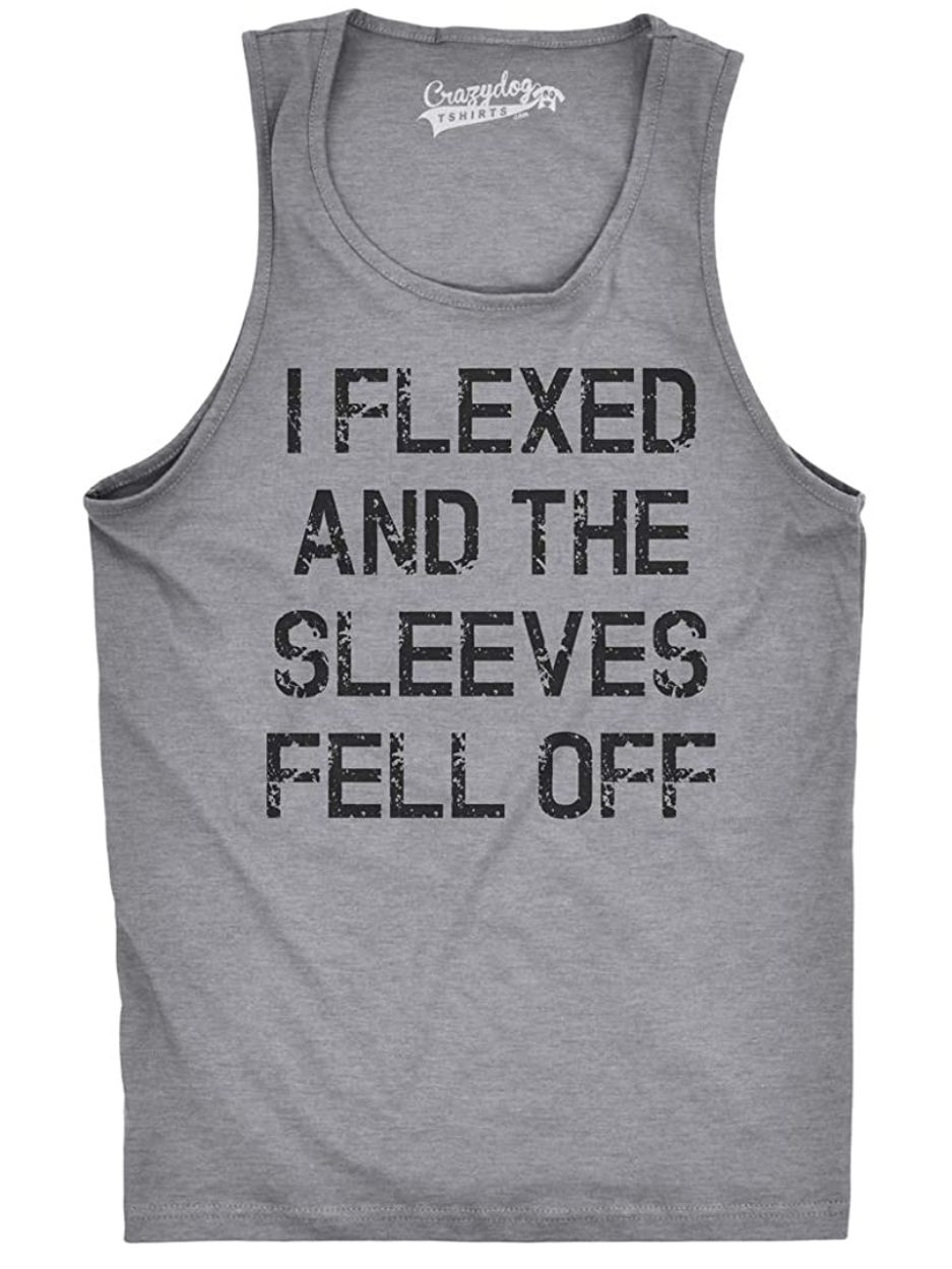 Crazy Dog 'I Flexed ...' T-Shirt