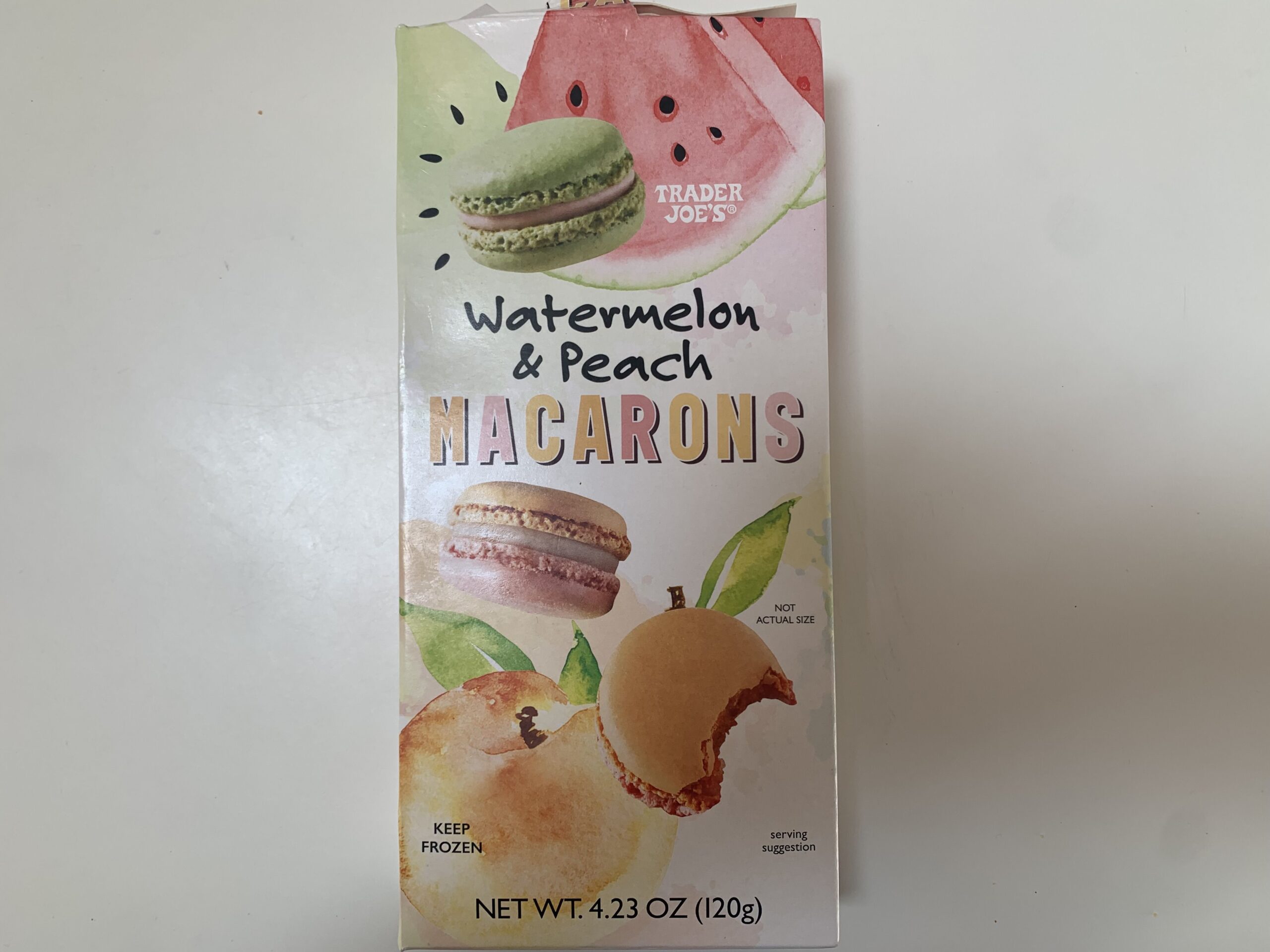 Watermelon and Peach Macarons
