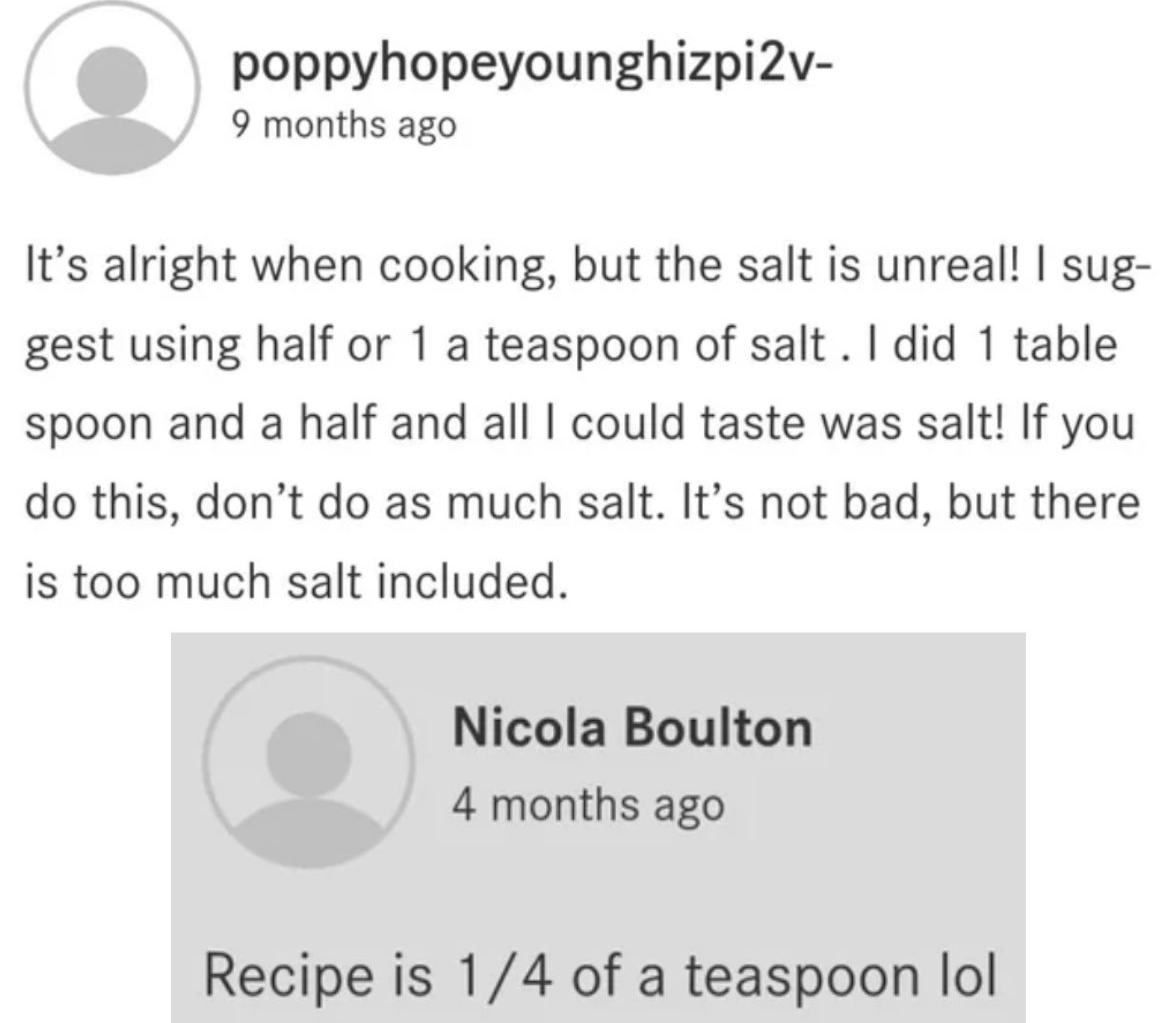 Recipe Review Reddit 2