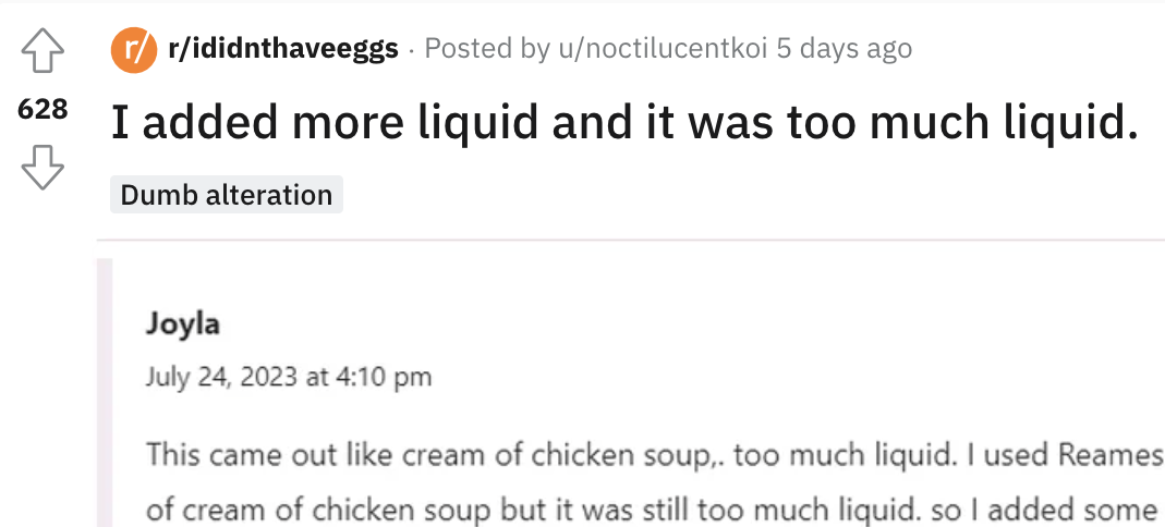 Recipe Review Reddit 5