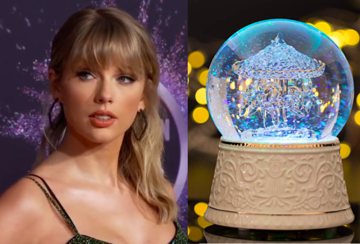 Taylor Swift & snow-globes