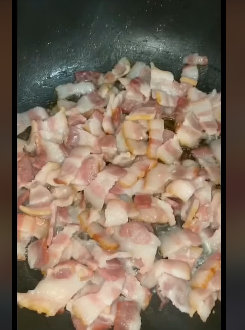 screenshot of viral green bean casserole tiktok recipe