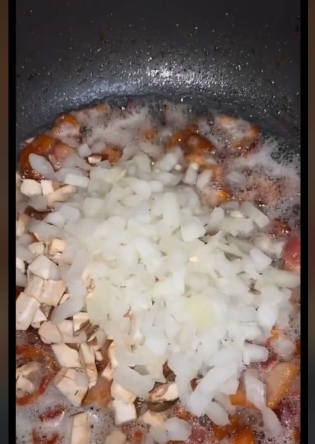 screenshot of viral green bean casserole tiktok recipe