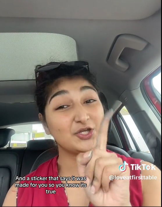screenshot of tiktok ordering hack for mcdonalds