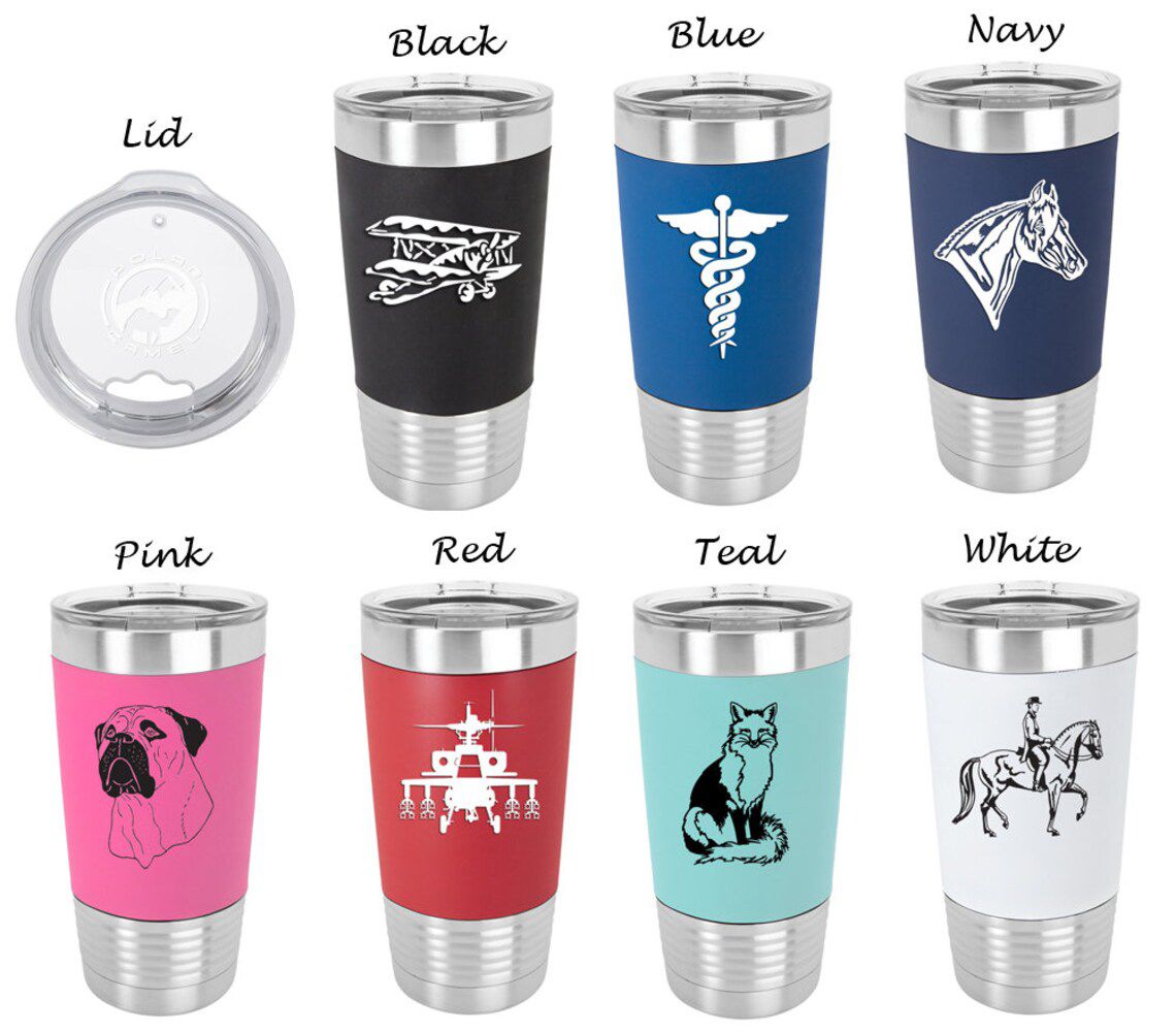 Silicone Grip Stainless Steel 20 oz. Tumbler