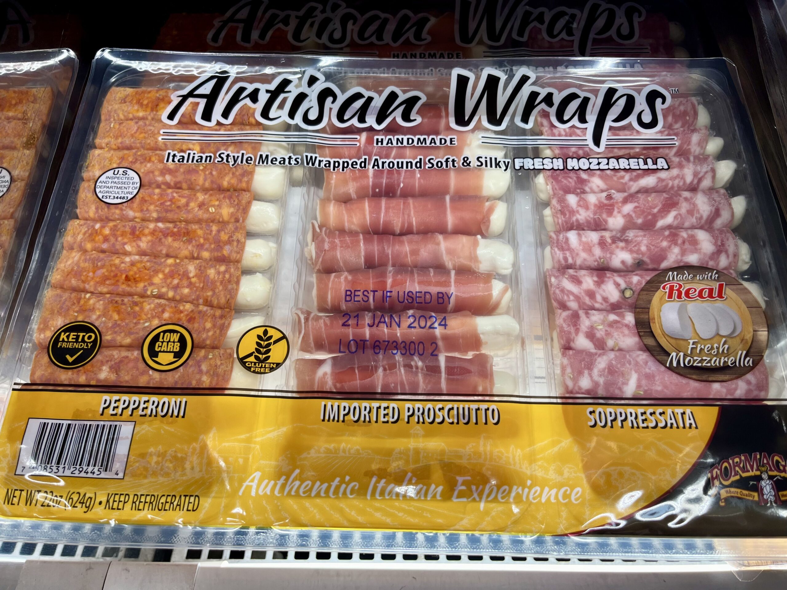 sam's club artisan meat and cheese wraps