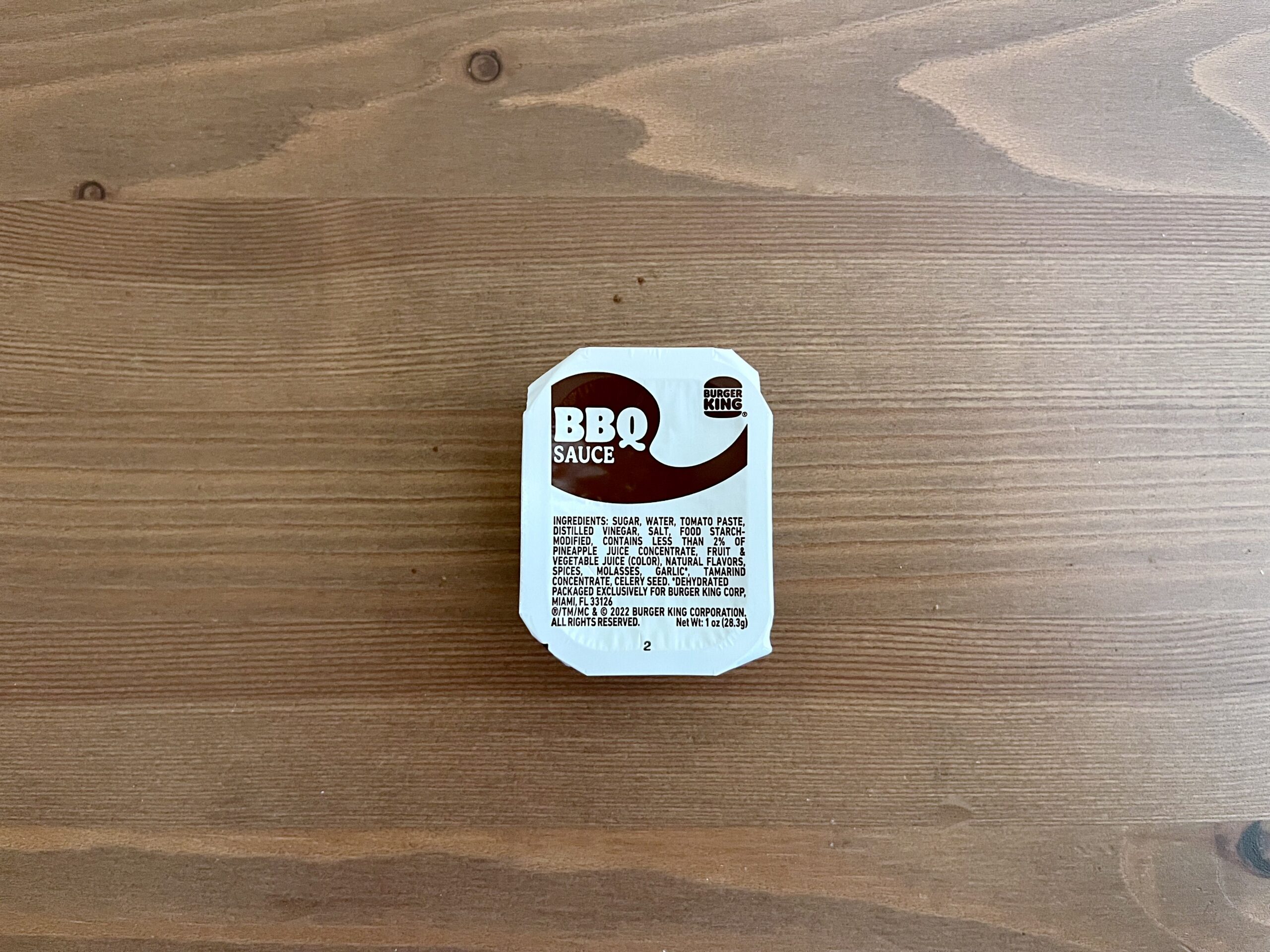 bbq sauce from burger king
