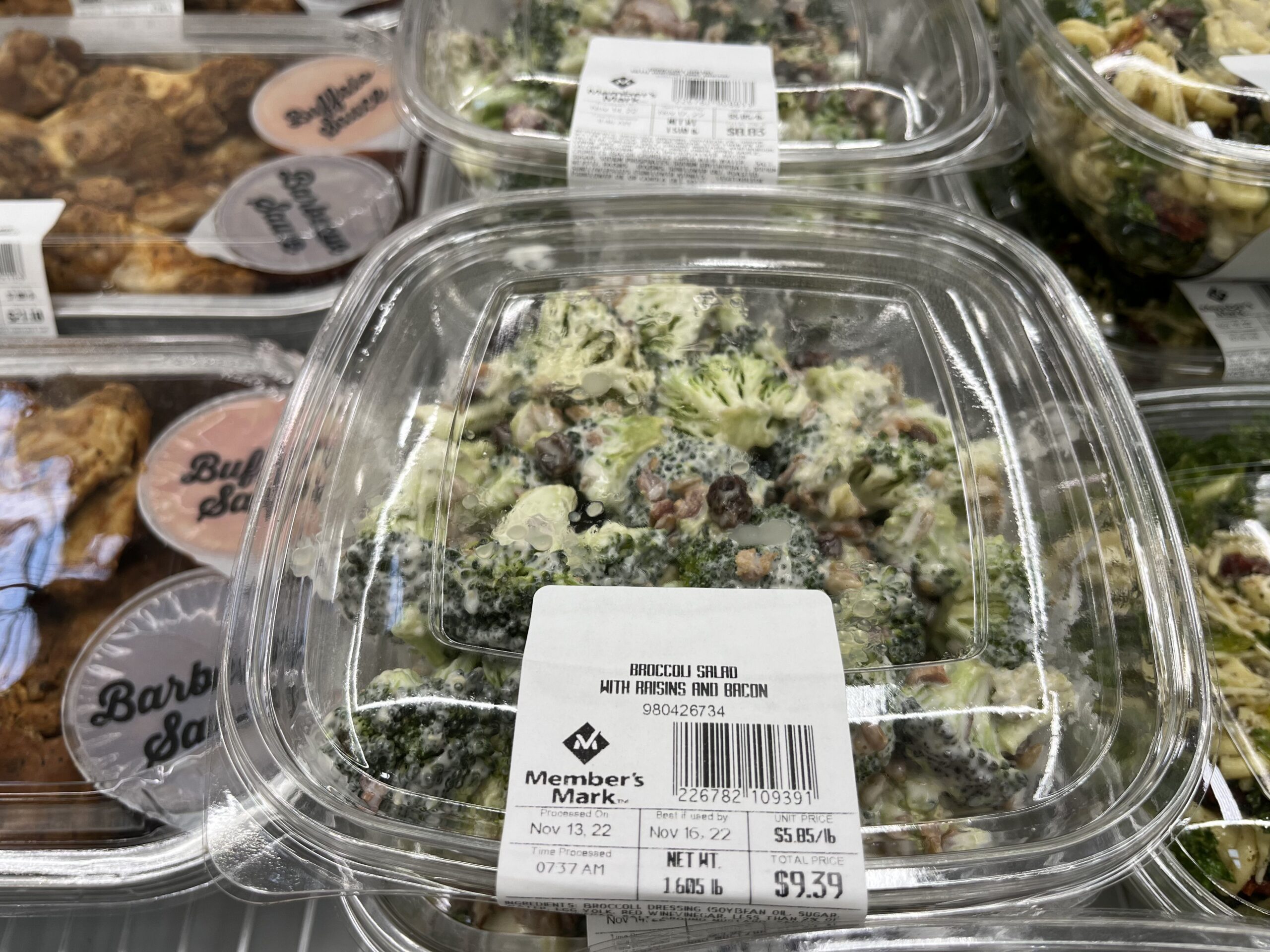 sam's club broccoli salad