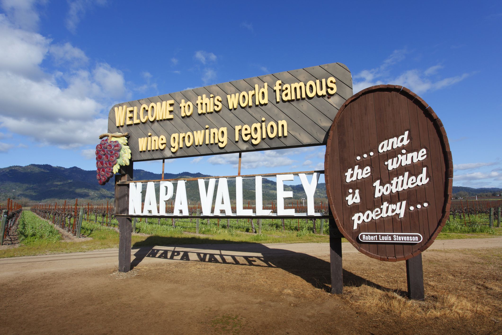napa valley sign
