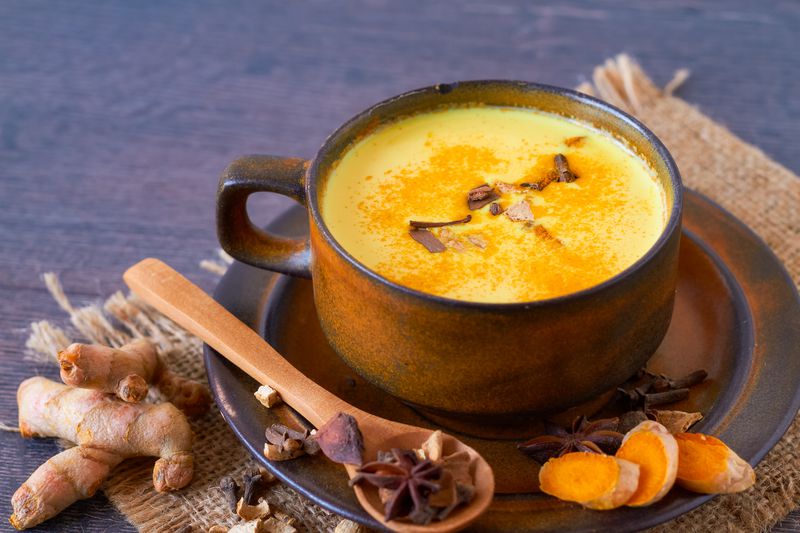 Indian masala chai with spices