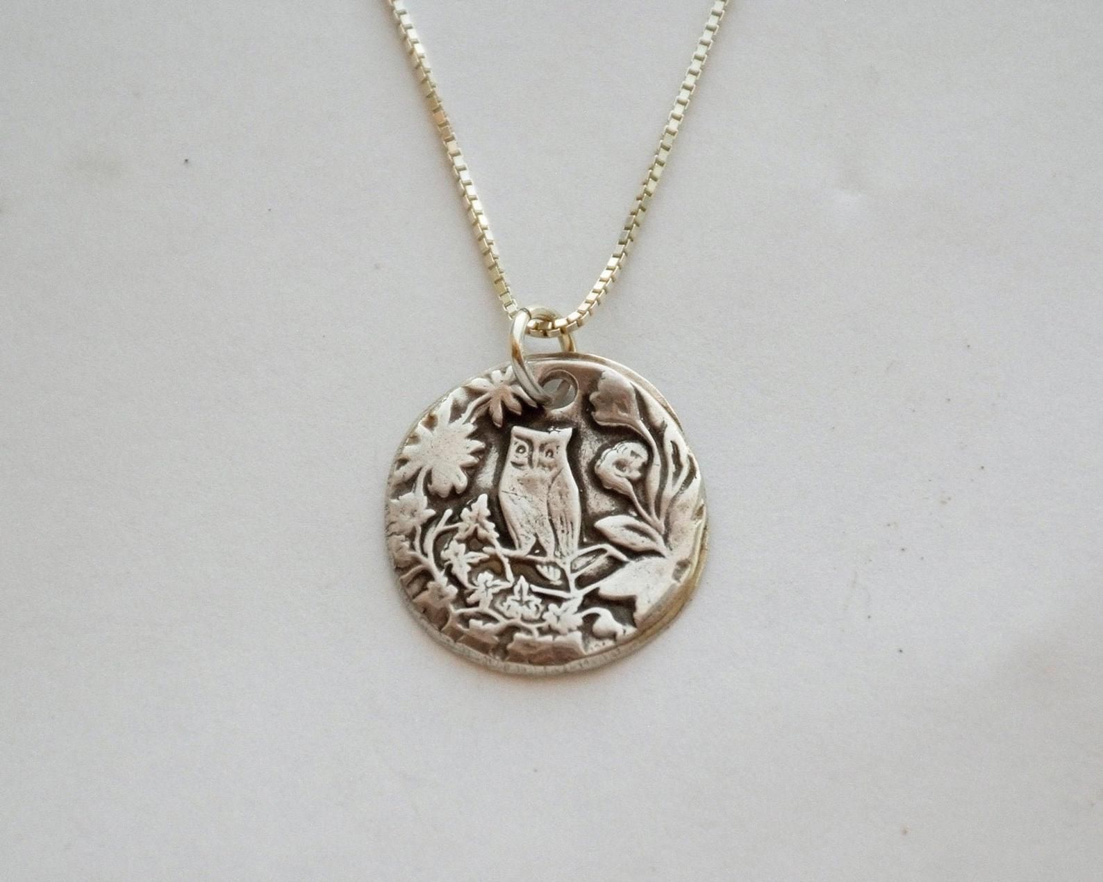 Spirit of Athena Owl Necklace