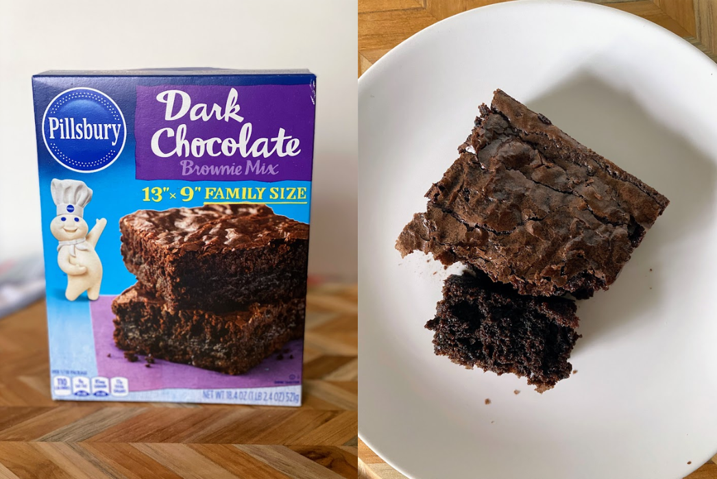 2. Pillsbury Dark Chocolate Brownie Mix