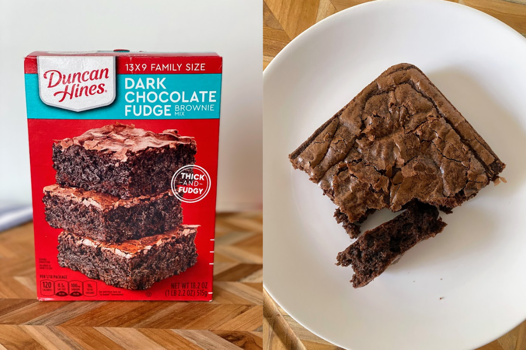 4. Duncan Hines Dark Chocolate Fudge