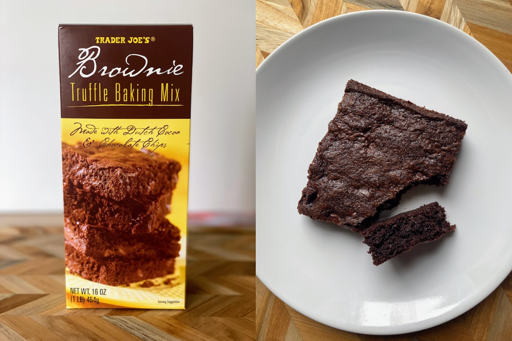 3. Trader Joe's Brownie Truffle Baking Mix