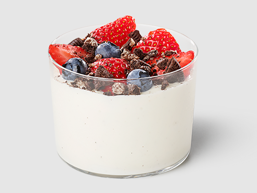Chick-fil-A greek yogurt cookie crumb parfait