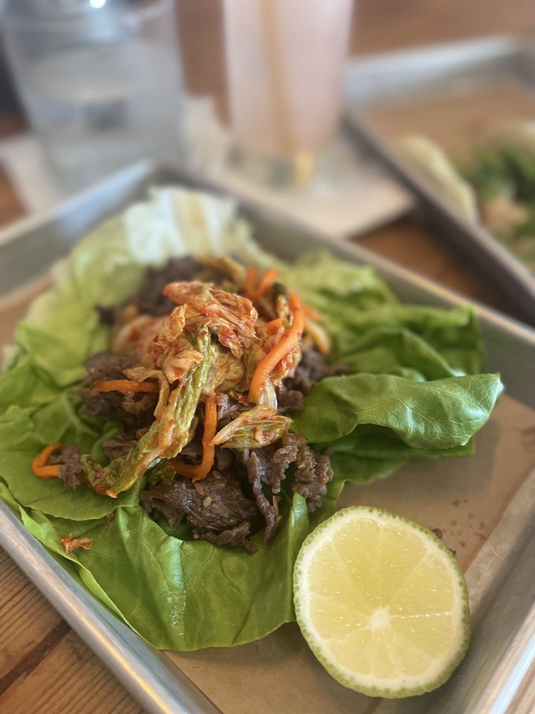 korean lettuce wrap