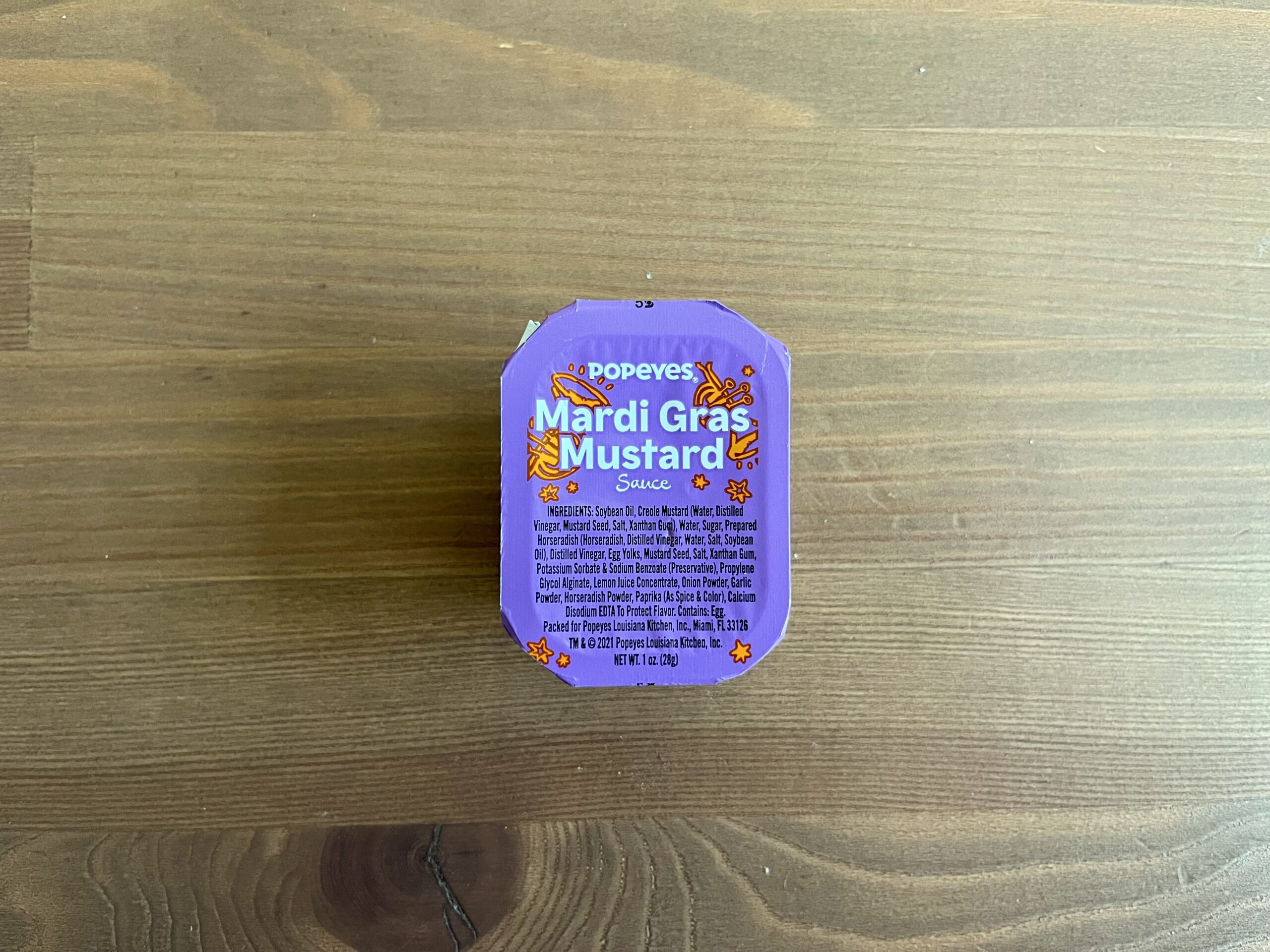 popeyes Mardi Gras Mustard Sauce