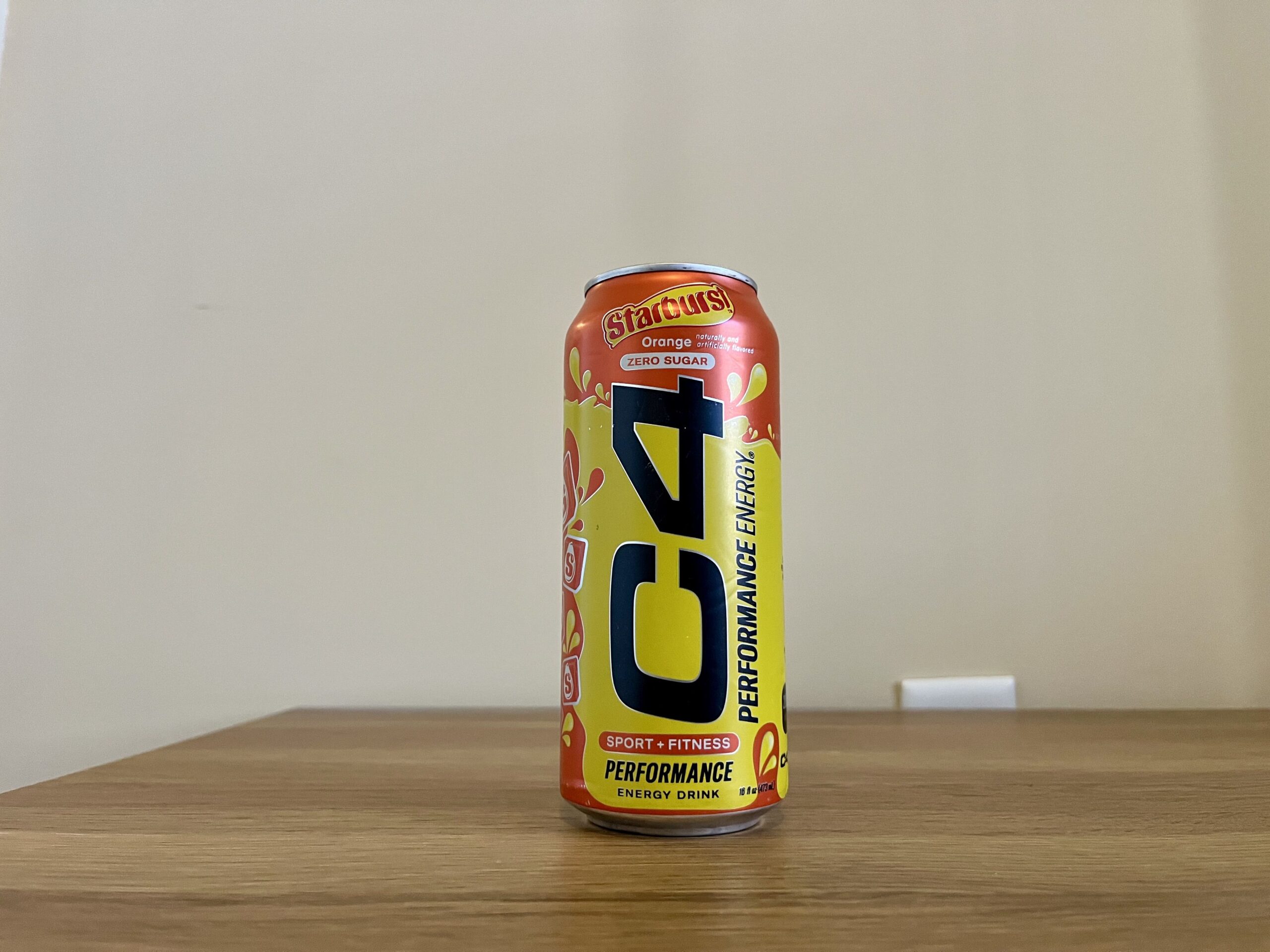 Orange Starburst c4 energy drink