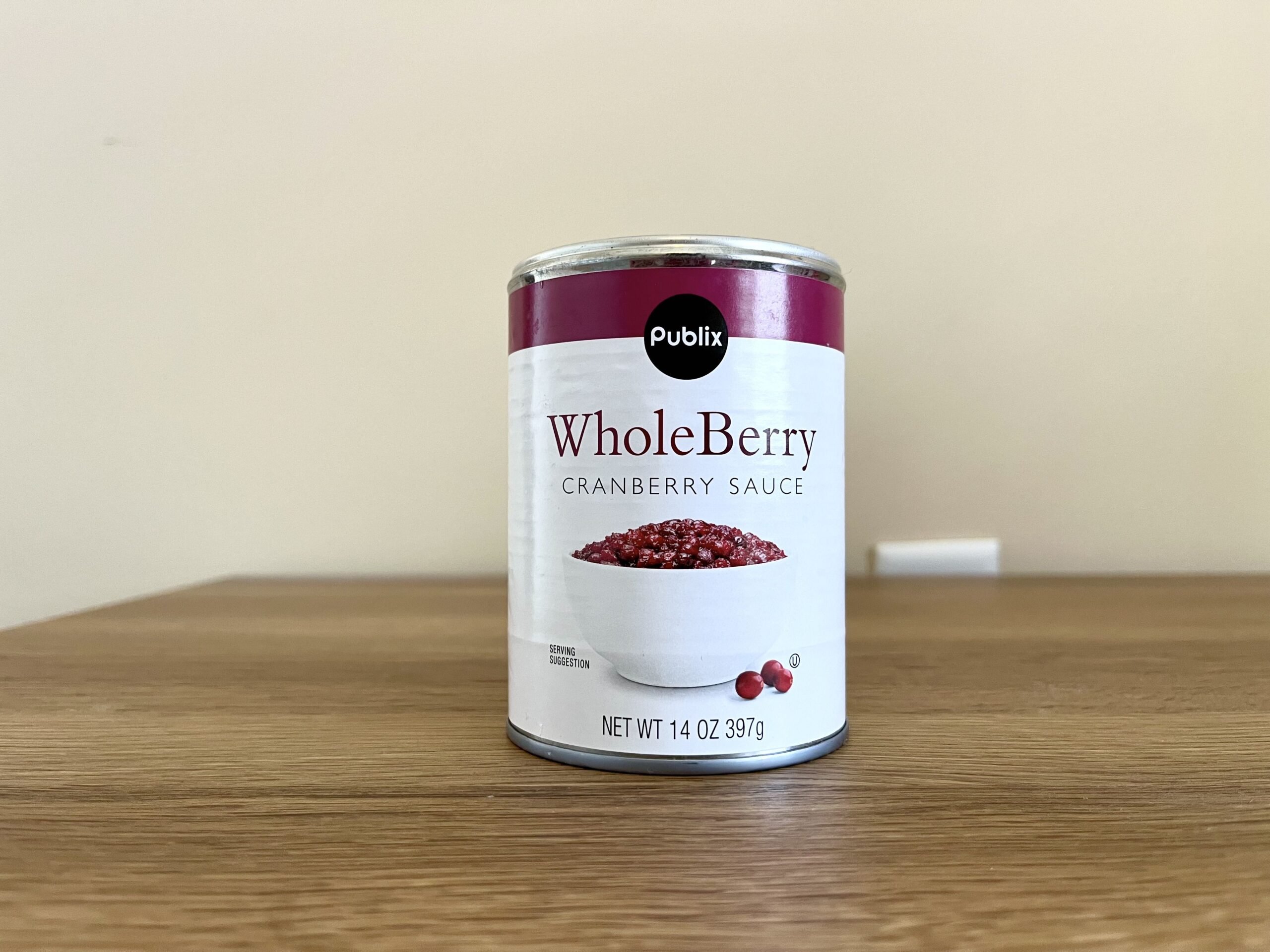 Publix Whole Berry Cranberry Sauce