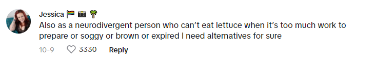 screenshot of adult lunchable tiktok - 1
