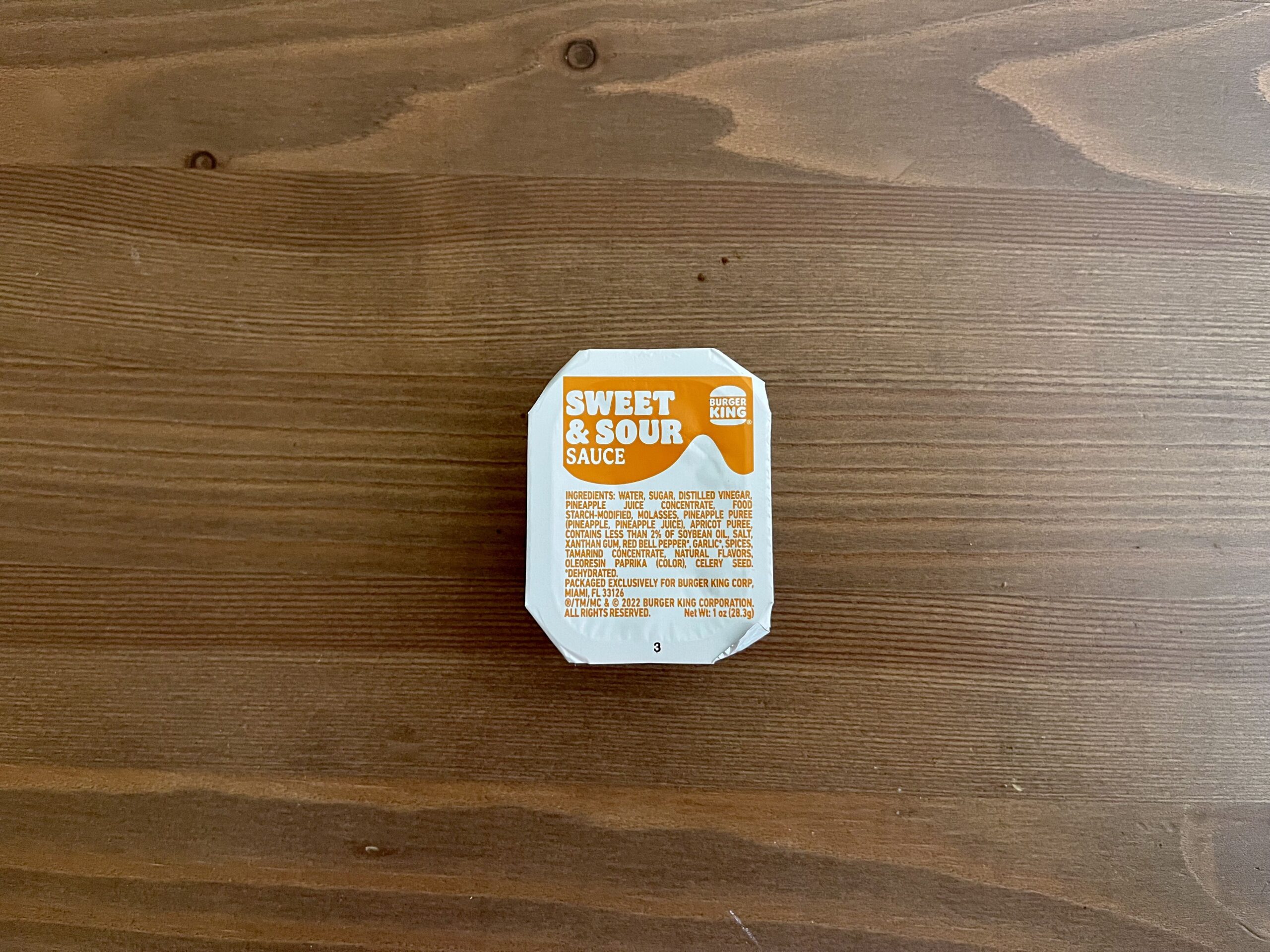 burger king sweet and sour sauce