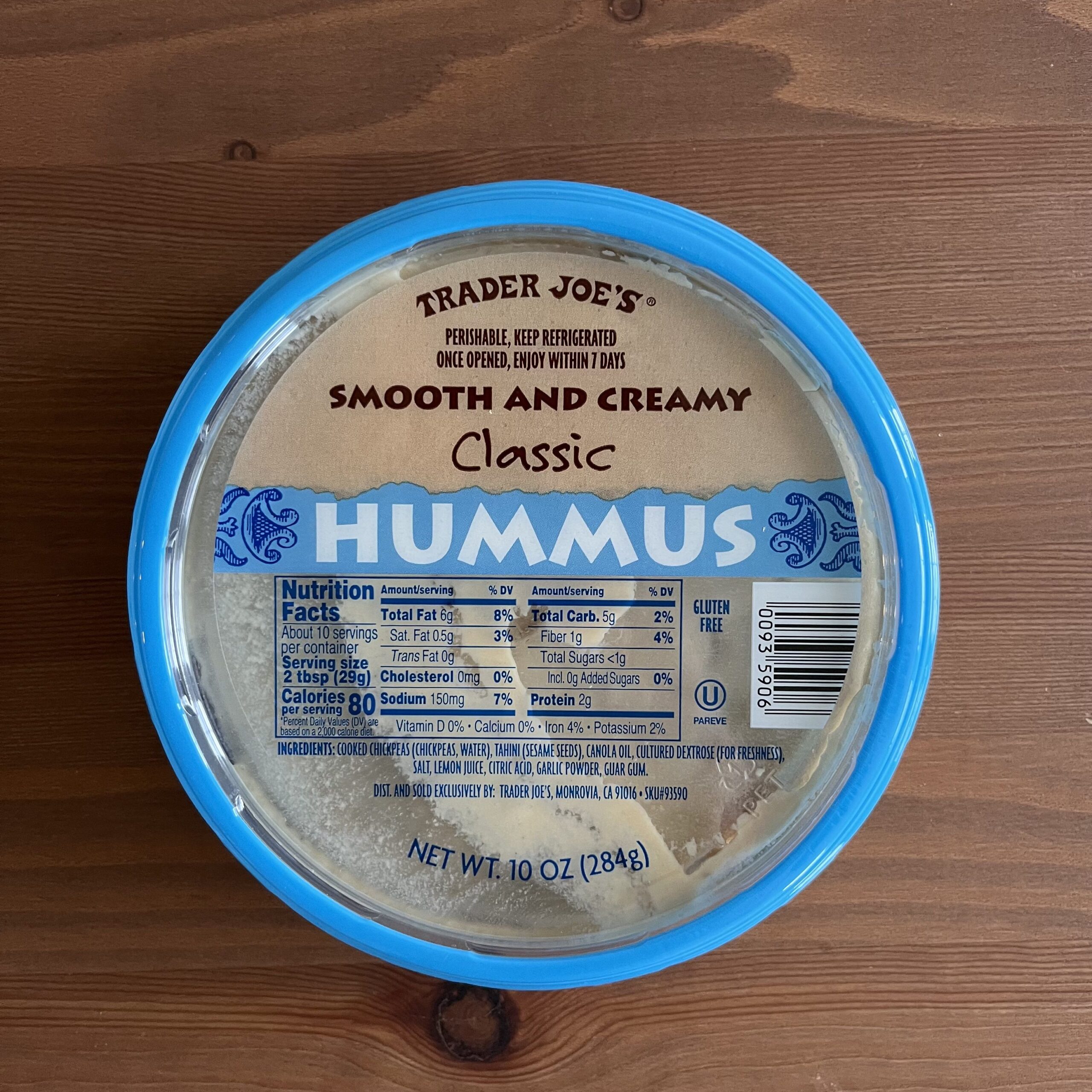 trader joes hummus classic