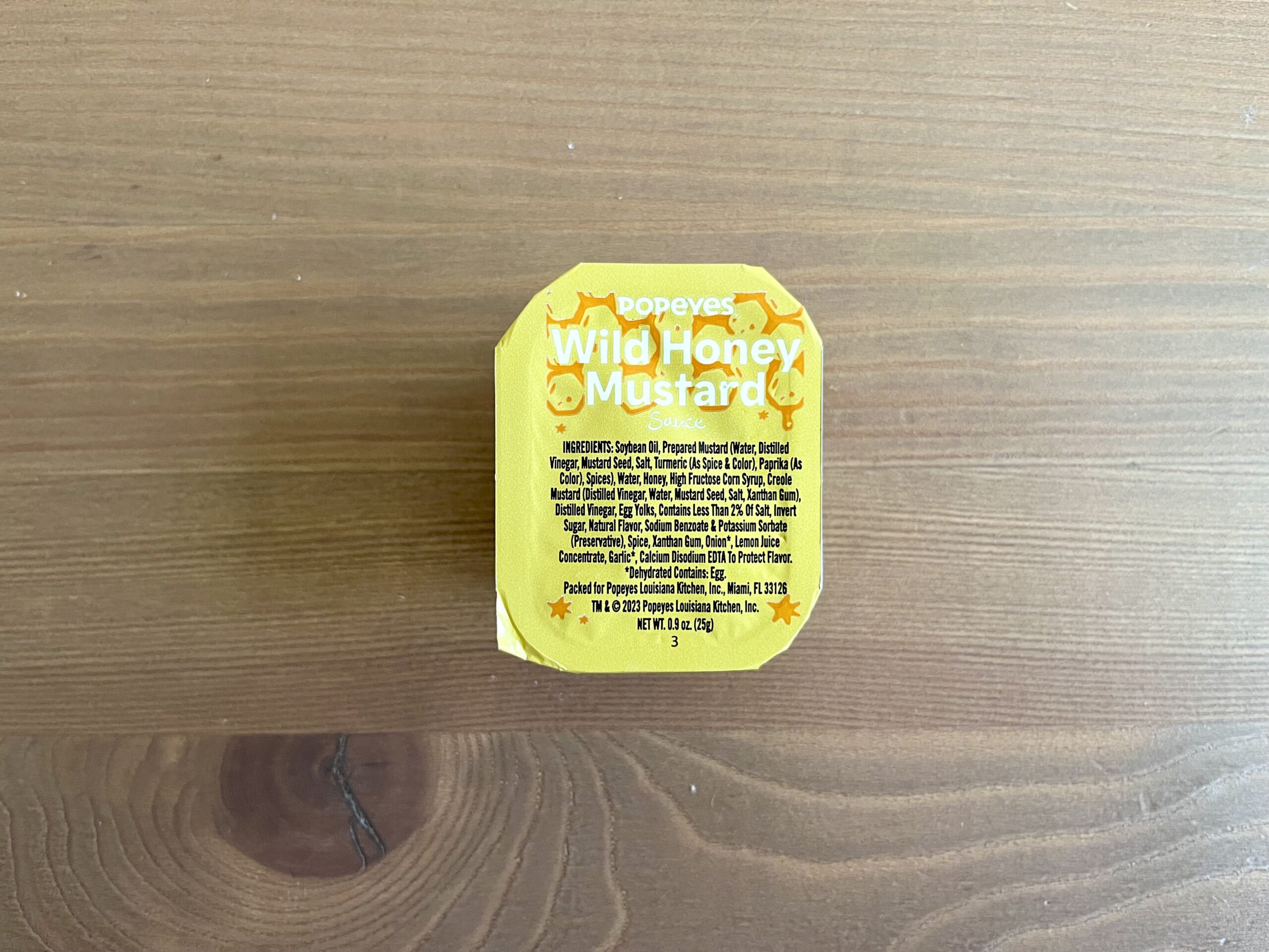 popeyes Wild Honey Mustard Sauce