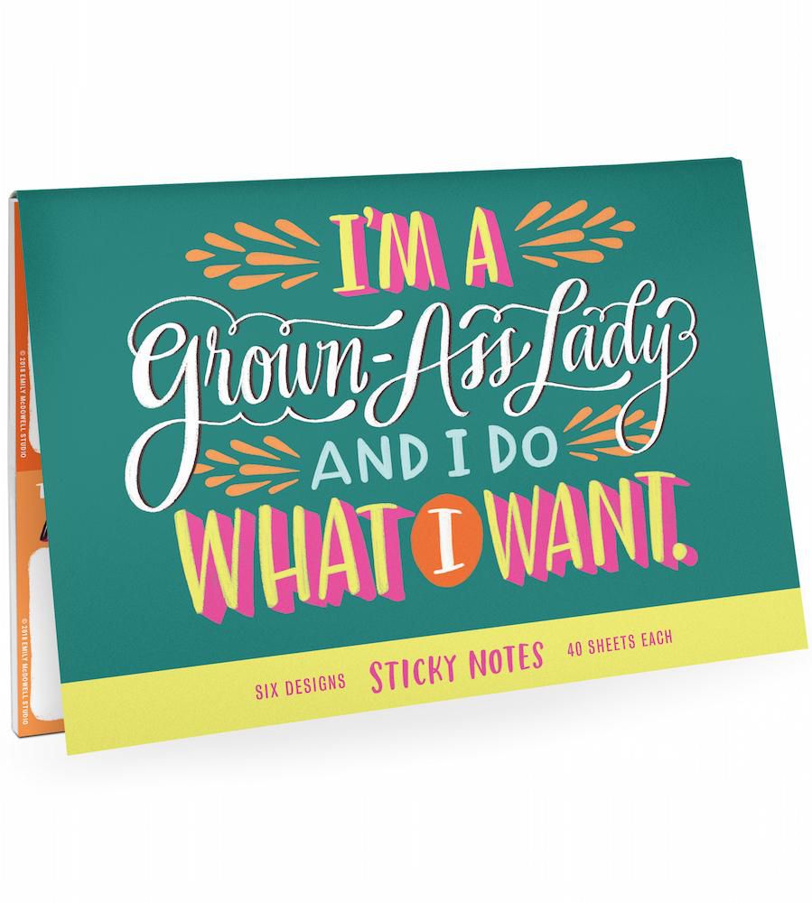 I'm A Grown A** Lady Sticky Note Packet