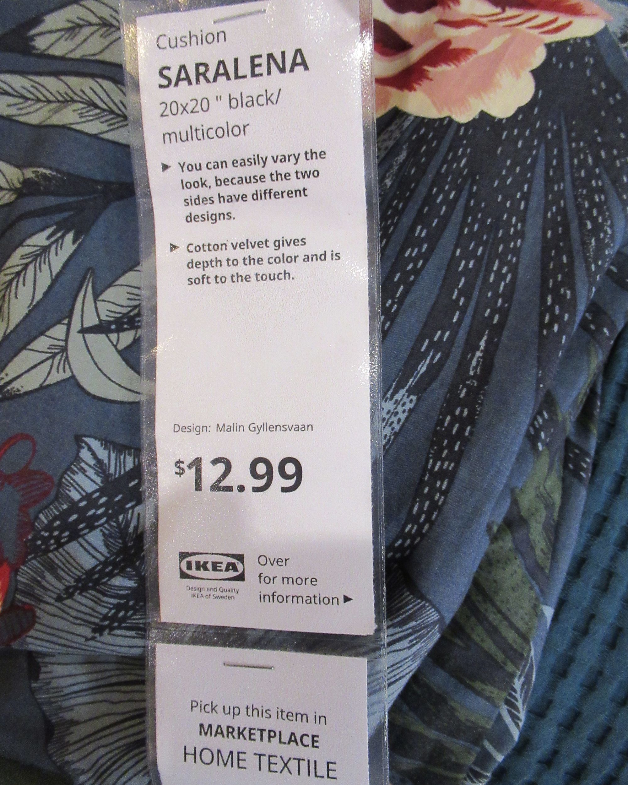 detailed label of product