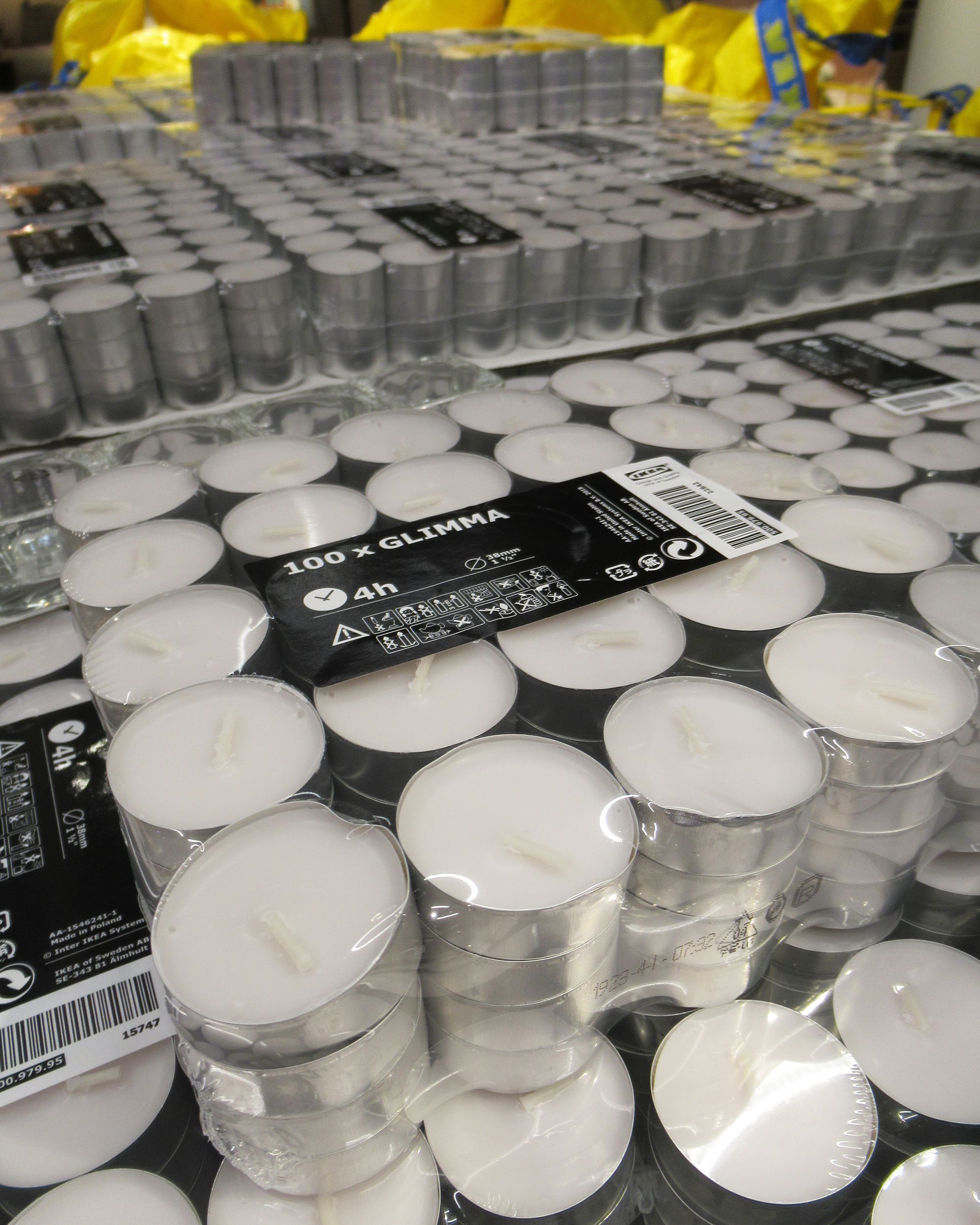 tea lights at Ikea