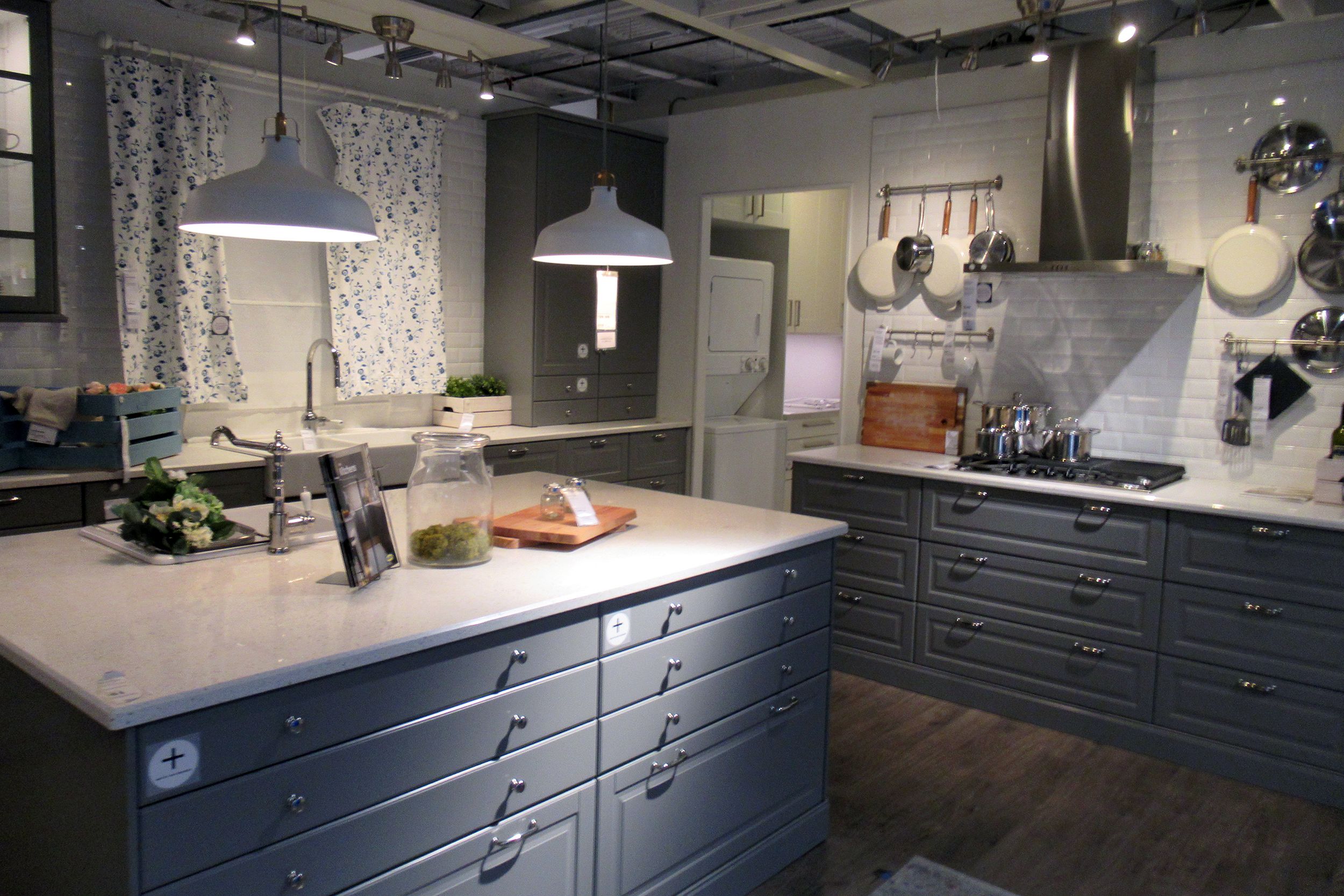 a showroom in Ikea