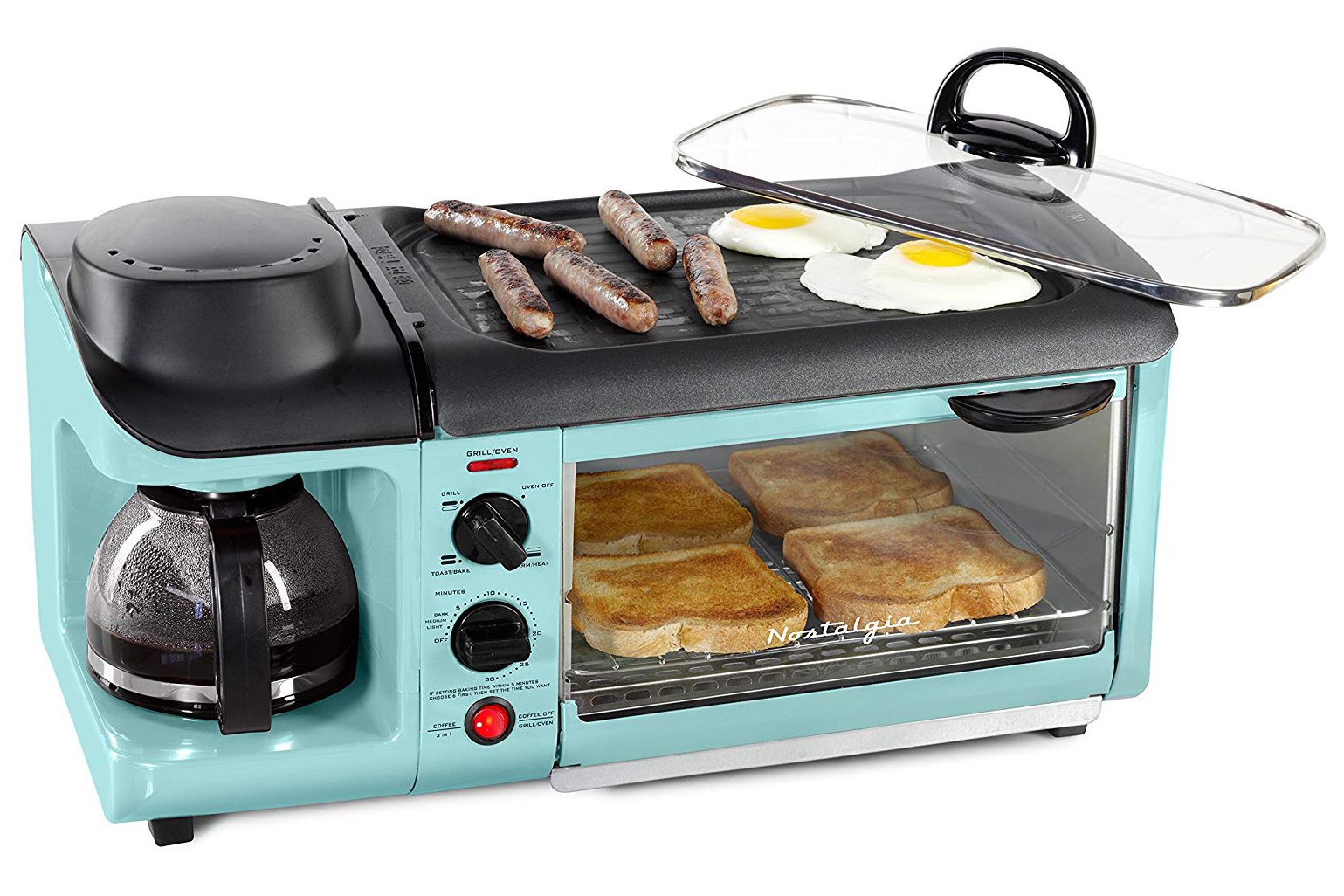 Nostalgia Retro Family Size Breakfast Station