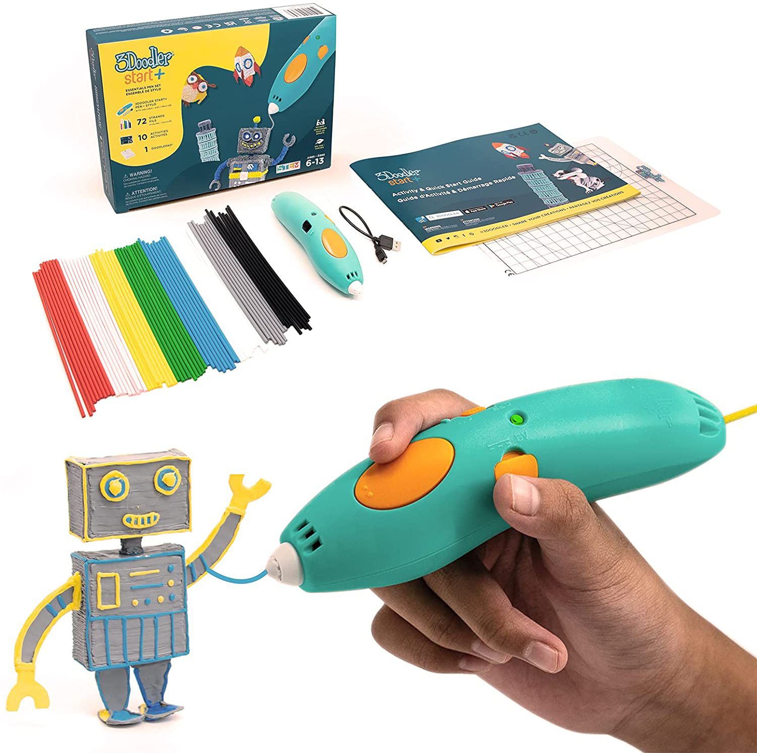 3Doodler Start+ Essentials 3-D Pen Set